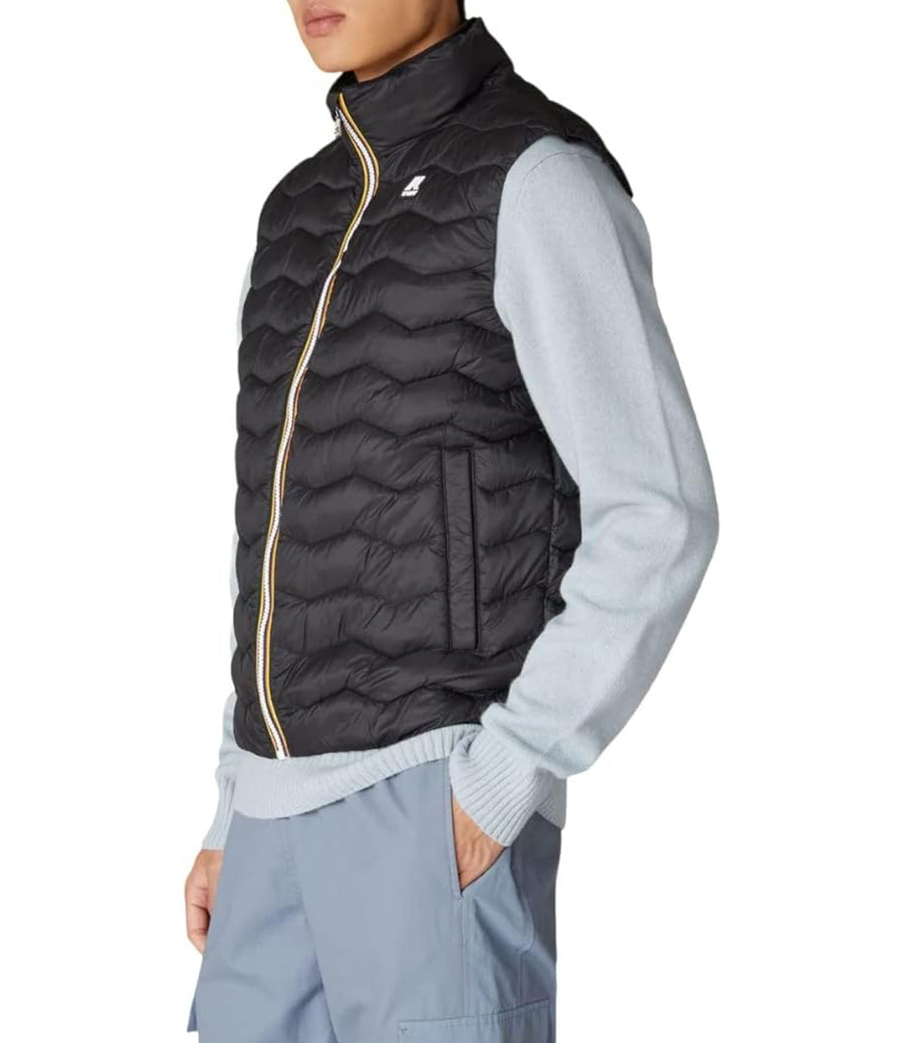 K-Way Giubotto Valen Quilted Warm Uomo Mod. K6114RW VALEN QUILTED WARM USY Black pure Nero