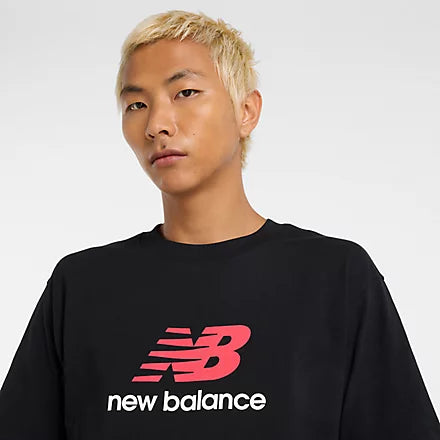 New Balance T-shirt Athletics Logo T-Shirt - Nb Navy Uomo Mod. MT51500 BK Black Nero