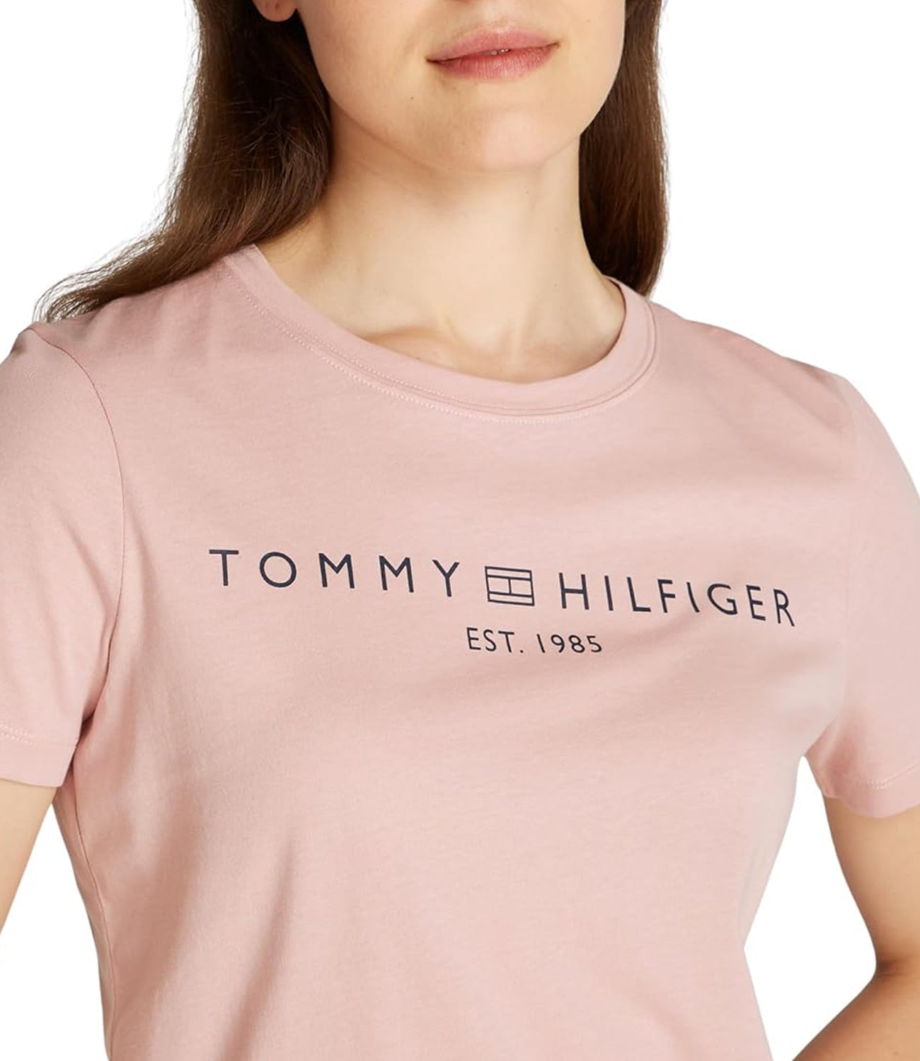 Tommy Hilfiger T-shirt Mod. WW0WW40276 TQN Rosa