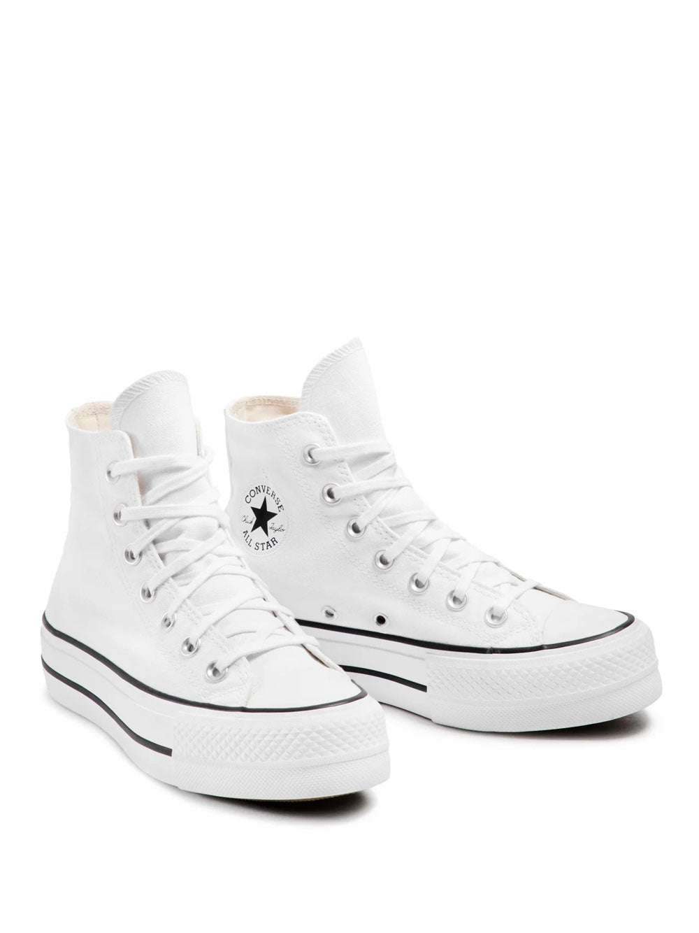 Sneakers Converse Ctas Lift Hi da Donna - Bianco