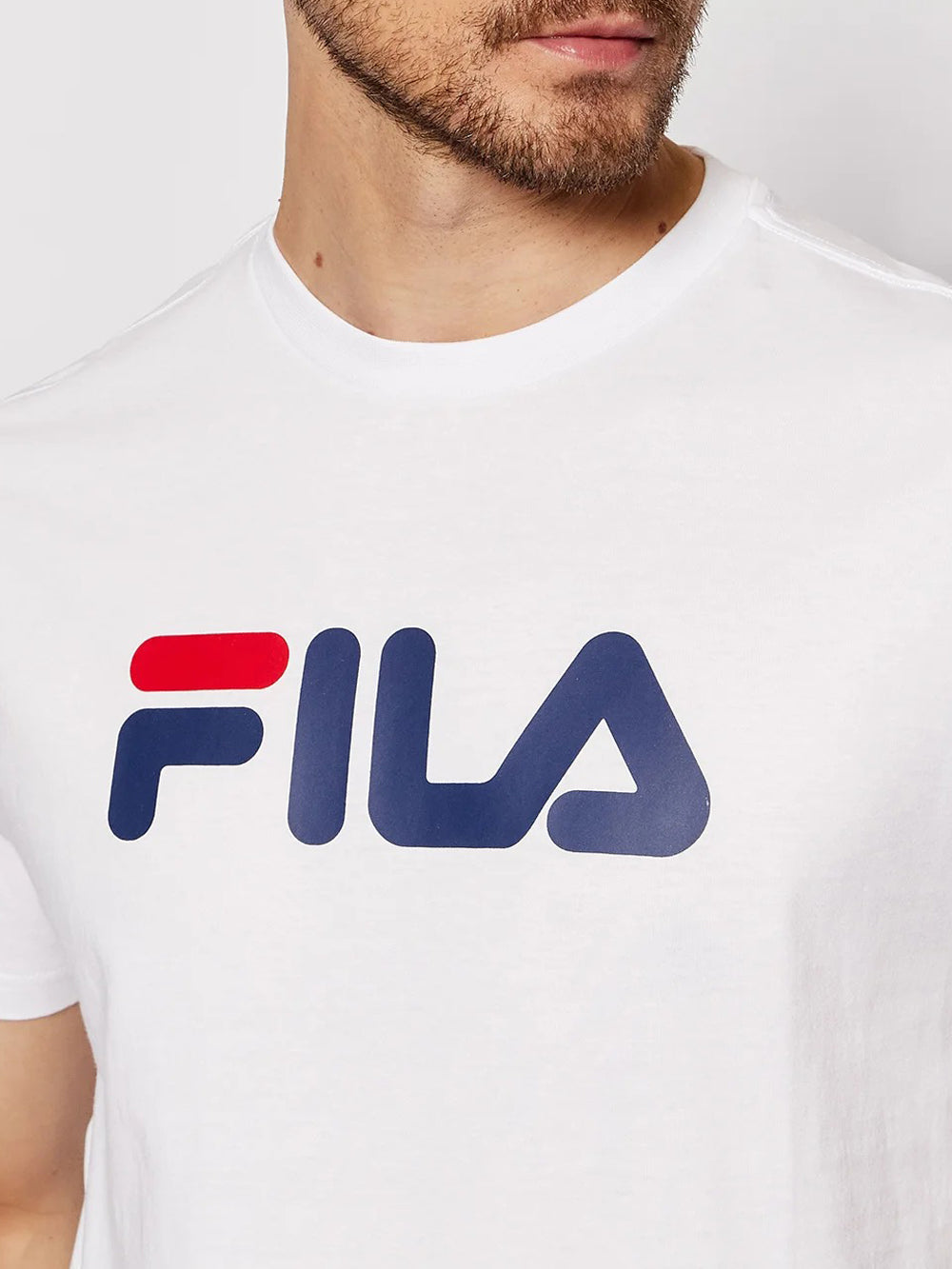 T-shirt Fila Bellano da Uomo - Bianco