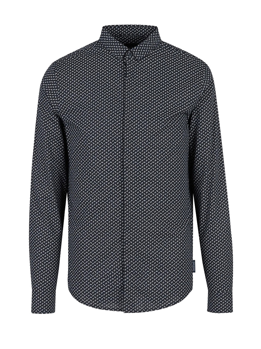 Armani Exchange Camicia da Uomo Blu