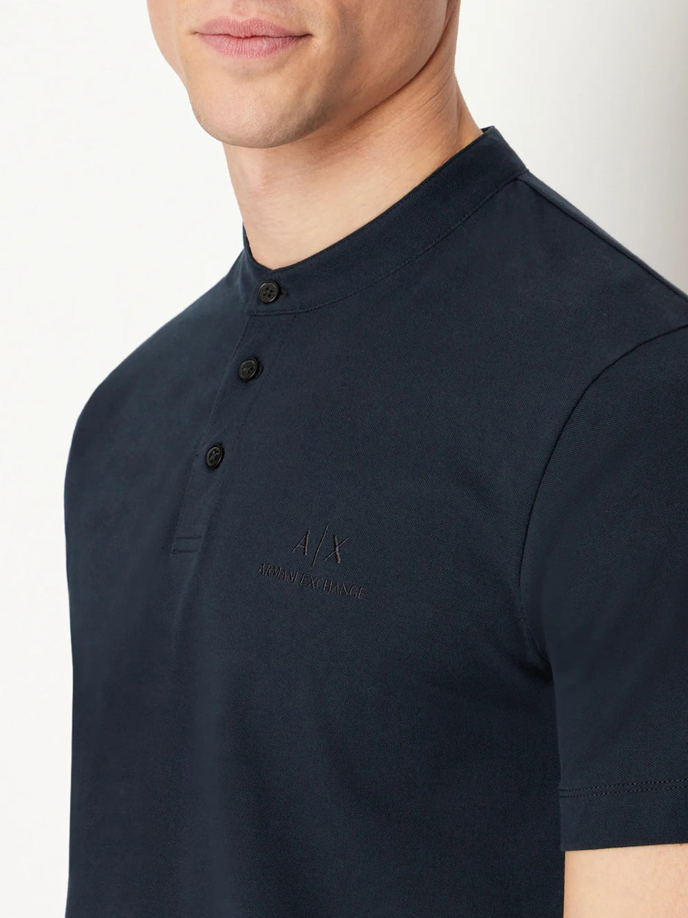 Armani Exchange Polo da Uomo Navy Blu