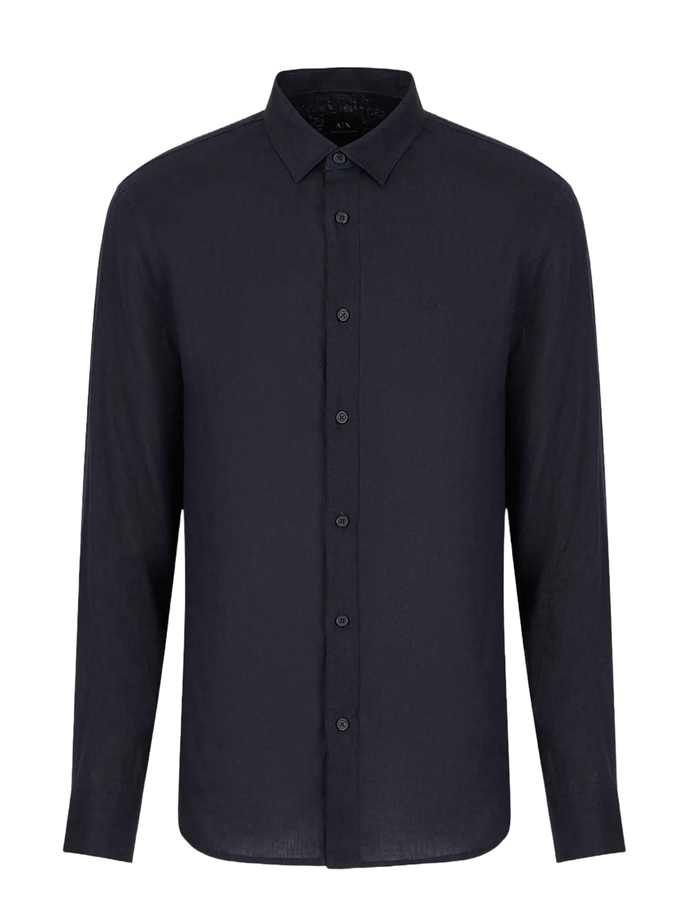 Armani Exchange Camicia da Uomo Navy Blu