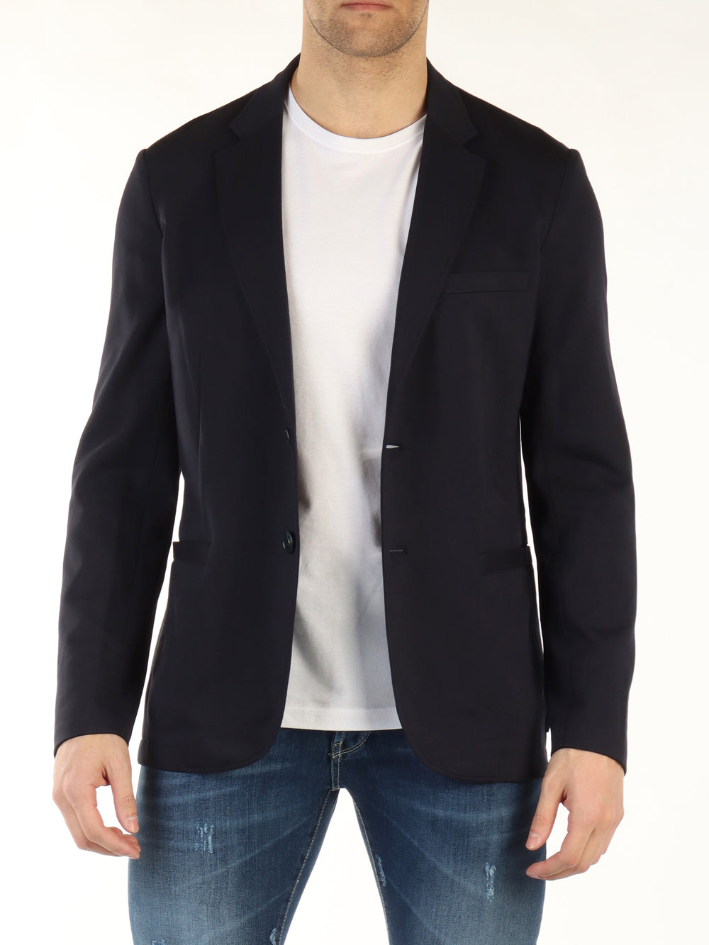 Armani Exchange Giacca da Uomo Blu