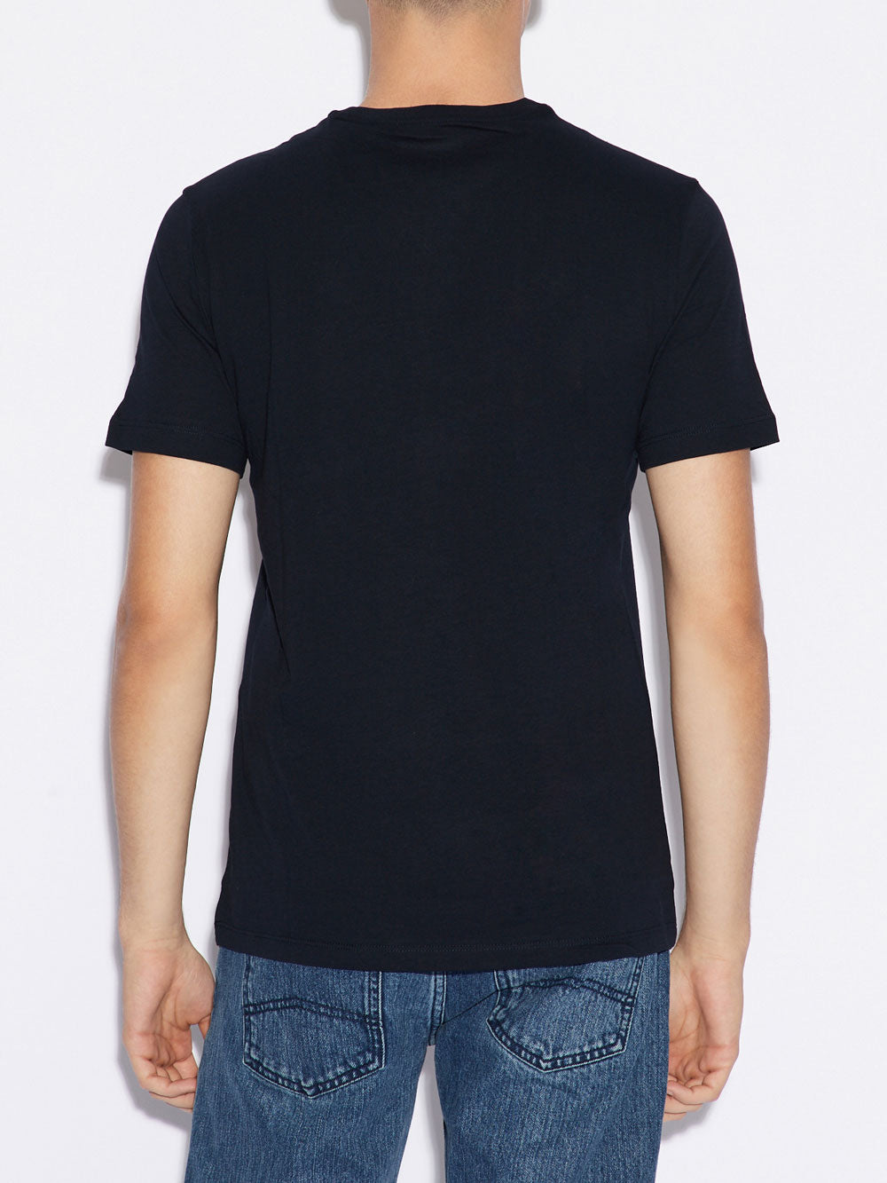 Armani Exchange T-shirt da Uomo Navy Blu