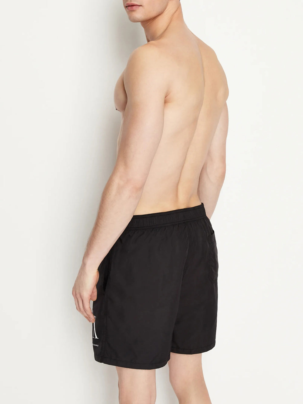 Armani Exchange Shorts Mare da Uomo - Nero