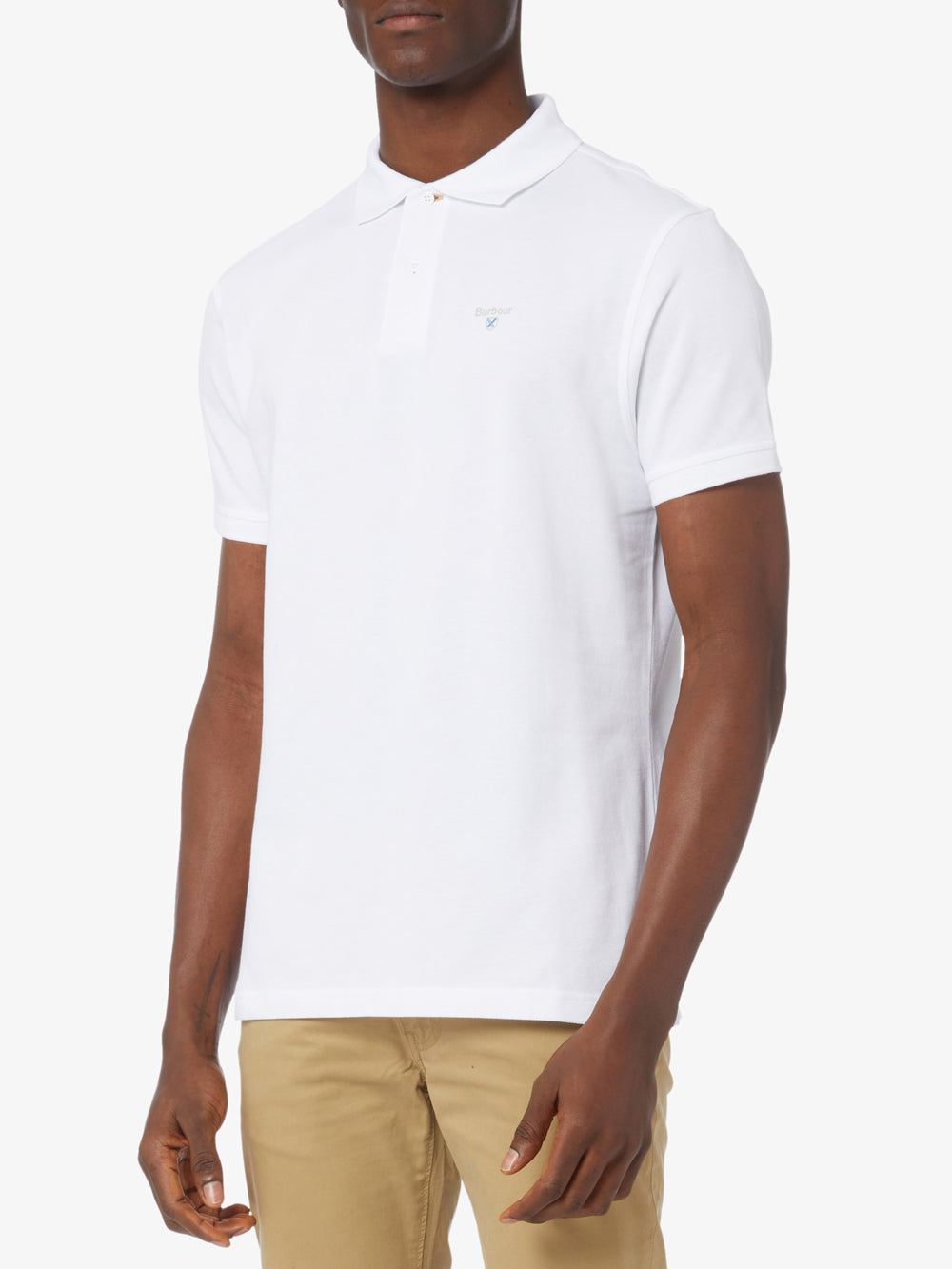 Barbour Polo da Uomo - Bianco