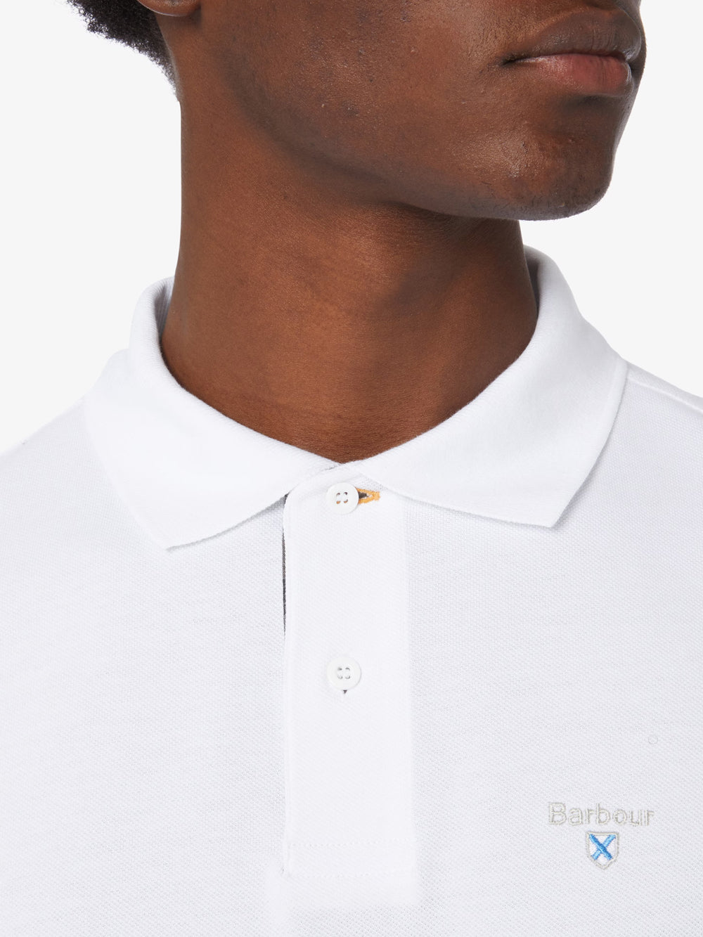 Barbour Polo da Uomo - Bianco