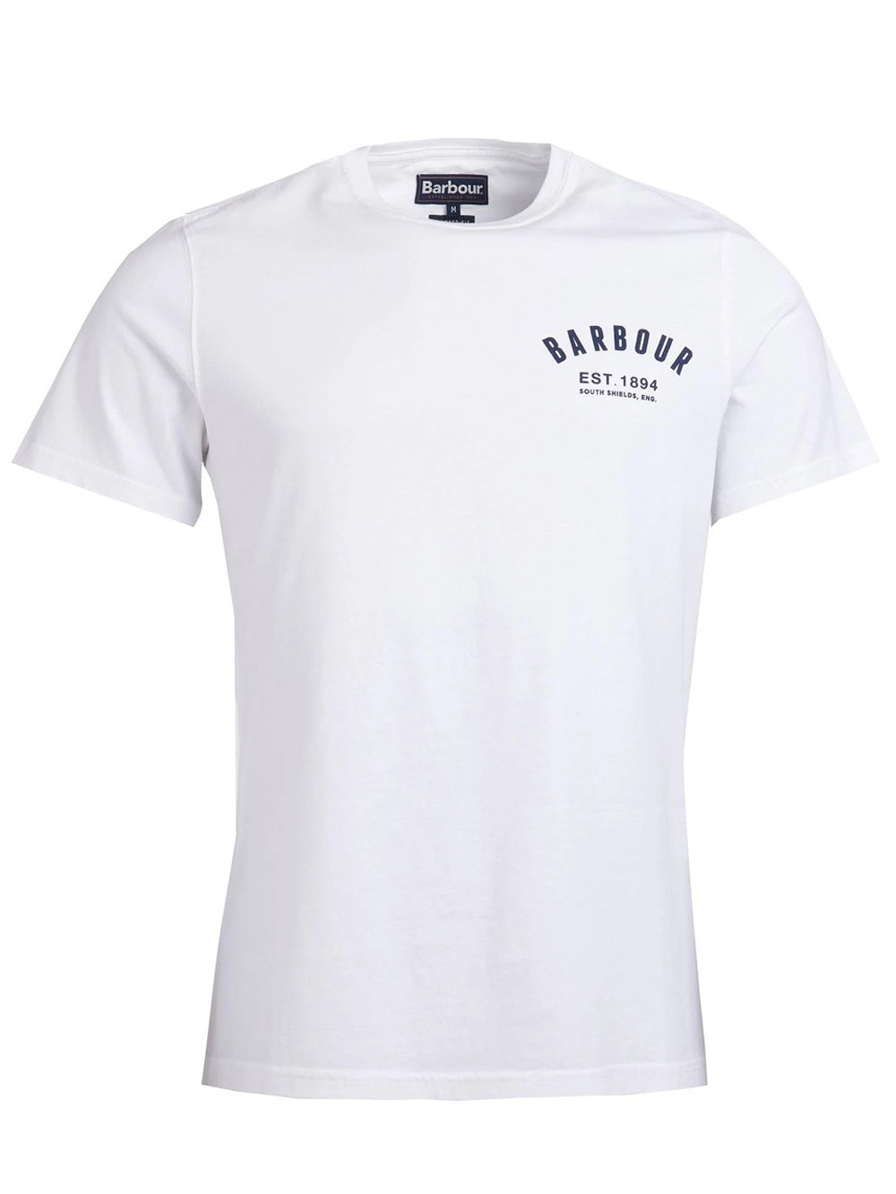 Barbour T-shirt da Uomo Bianco