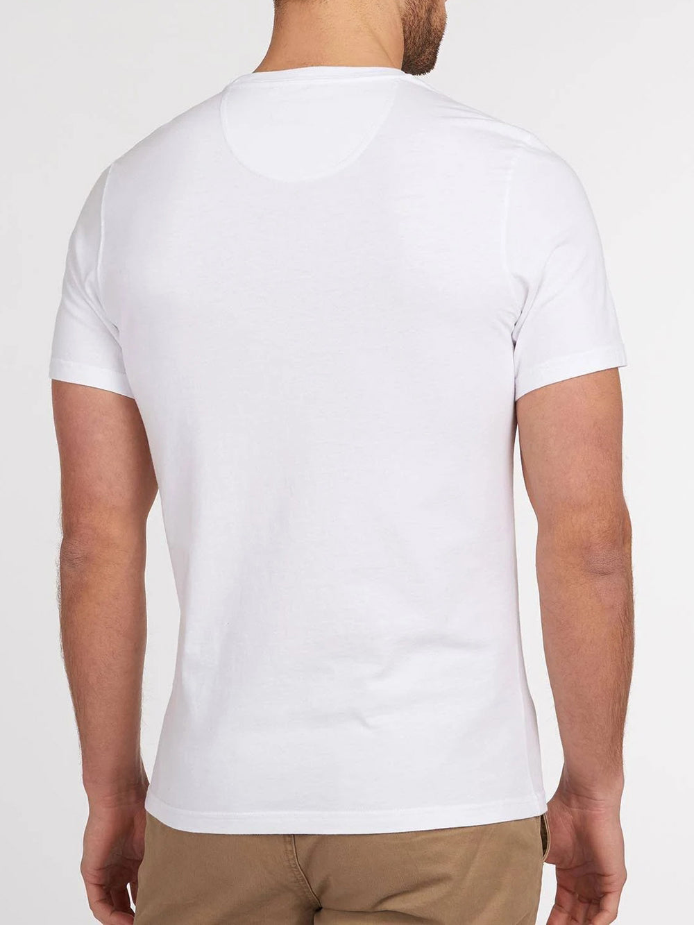 Barbour T-shirt da Uomo Bianco