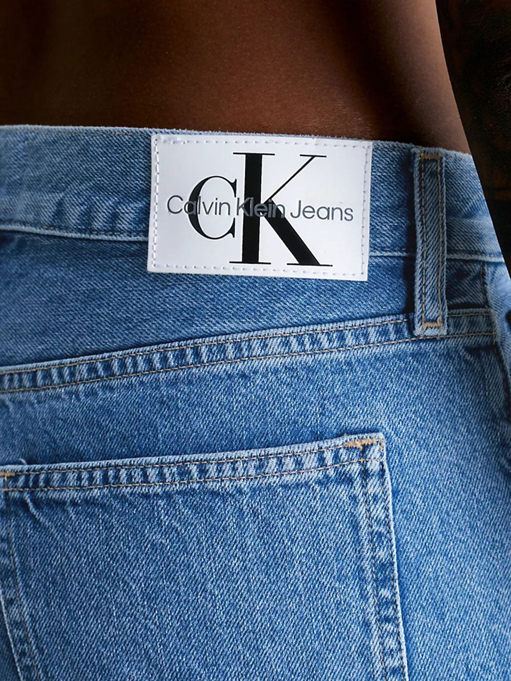 Calvin Klein Jeans larghi da Donna Denim