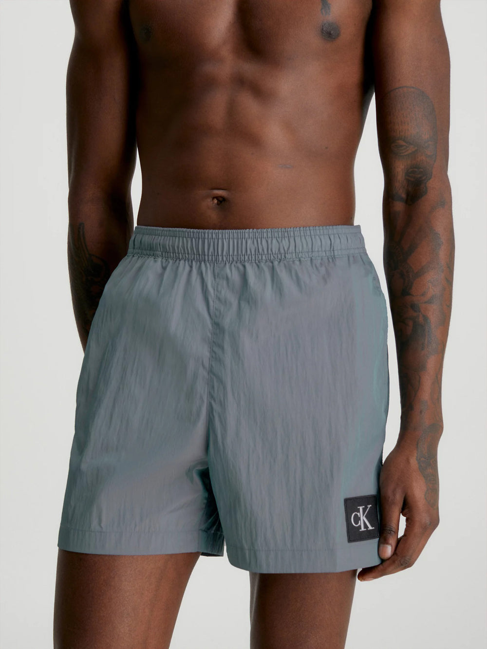 Calvin Klein Shorts Mare da Uomo - Grigio