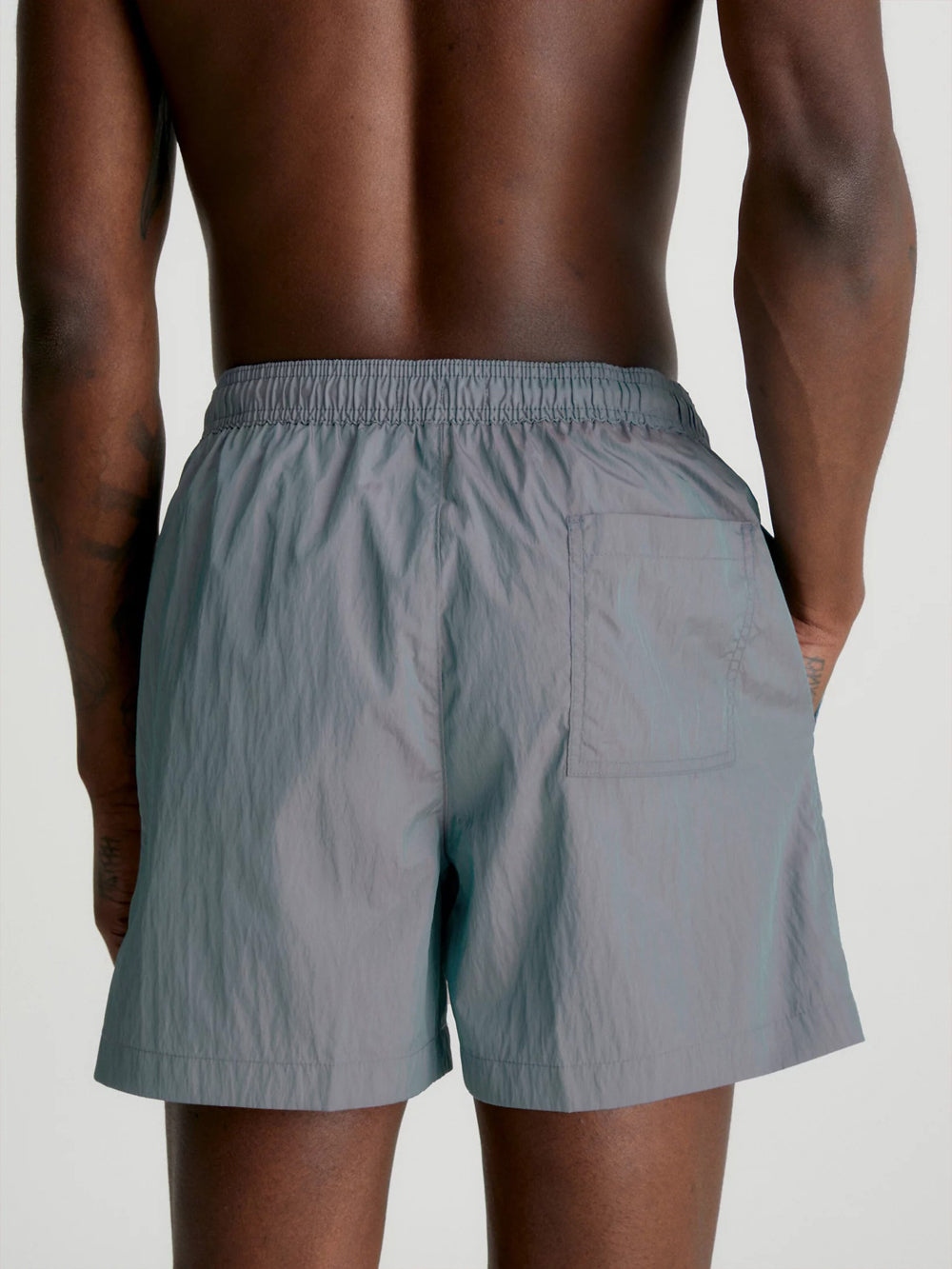 Calvin Klein Shorts Mare da Uomo - Grigio