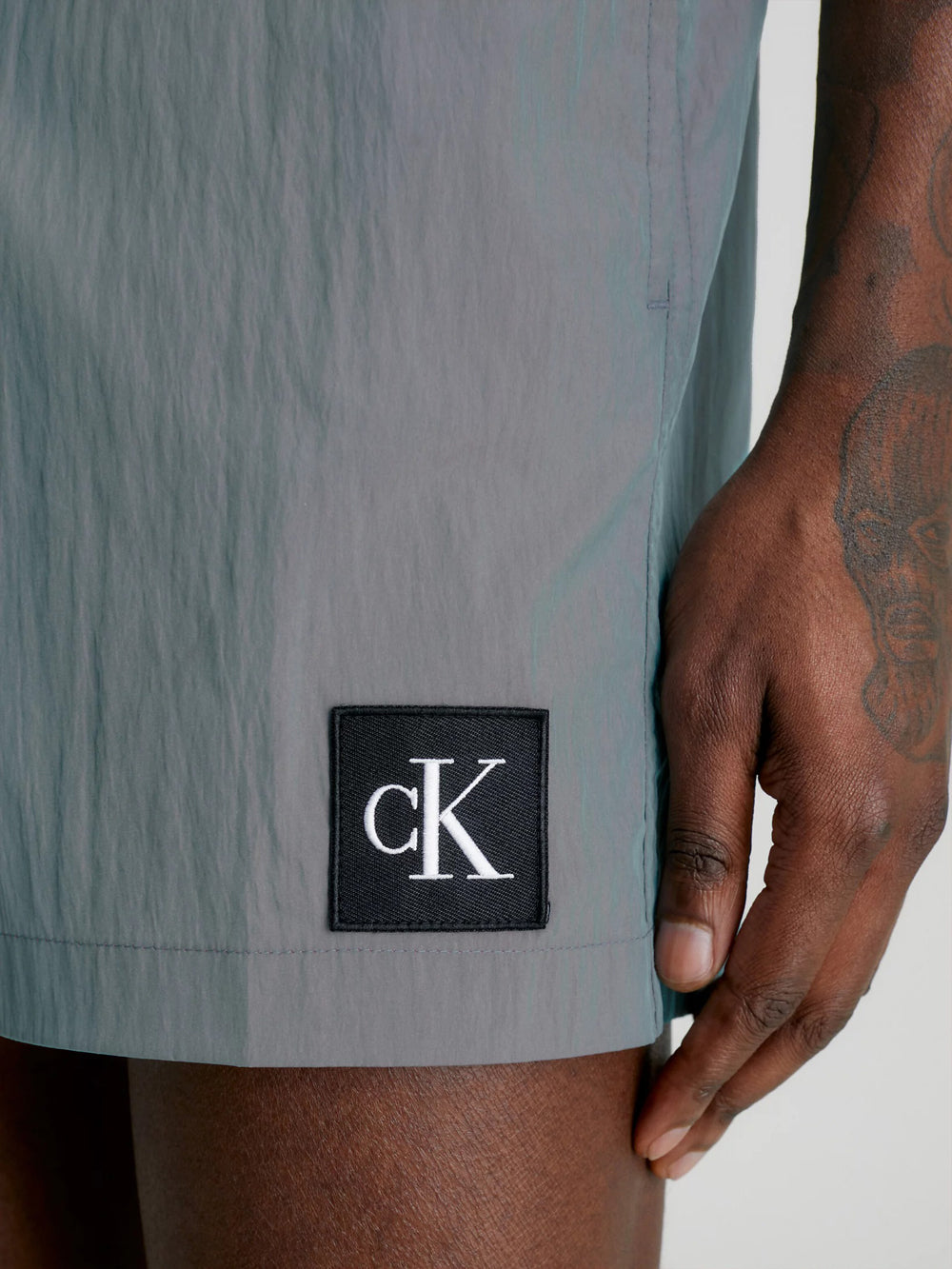 Calvin Klein Shorts Mare da Uomo - Grigio