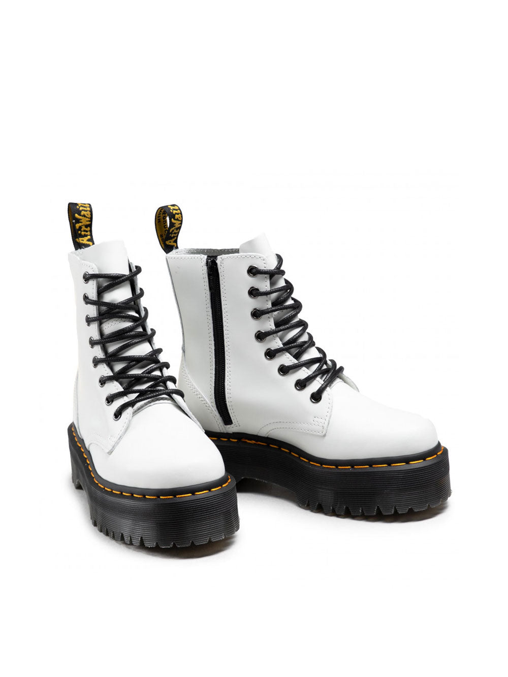 Dr. Martens Anfibio Platform Jadon da Donna Bianco