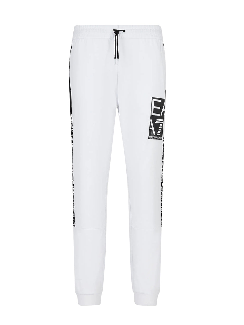 EA7 Pantalone Tuta da Uomo Bianco