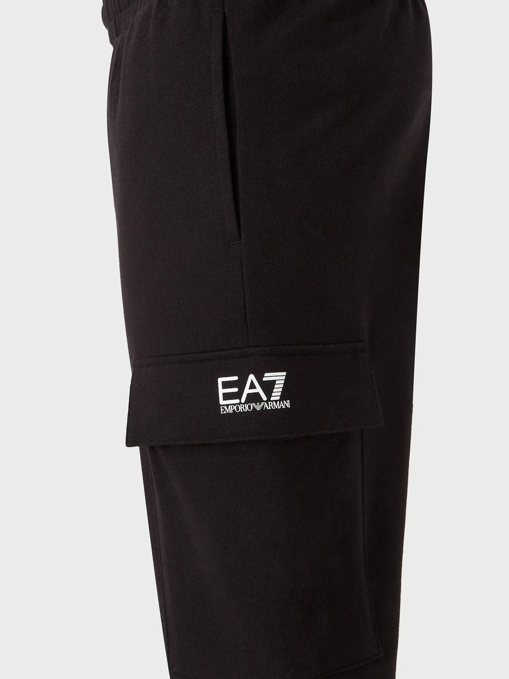 EA7 Pantalone Tuta da Uomo Nero