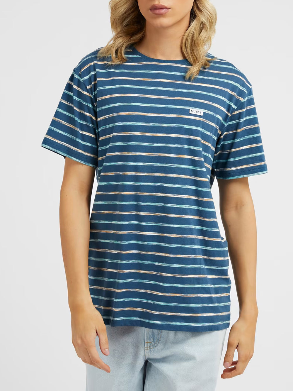 Guess T-shirt da Uomo Blu