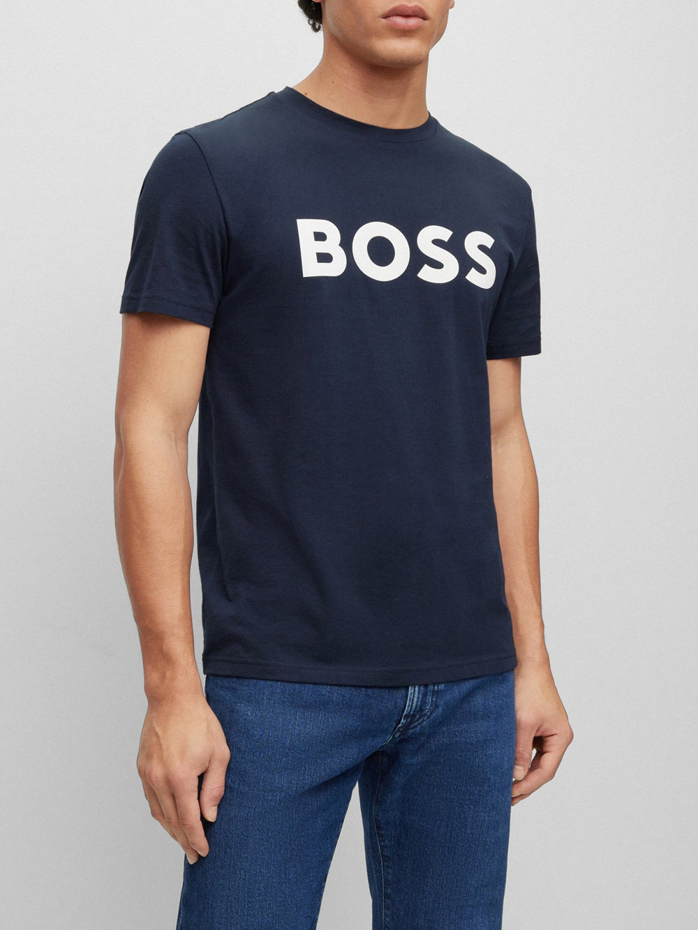 Hugo Boss T-shirt da Uomo Blu