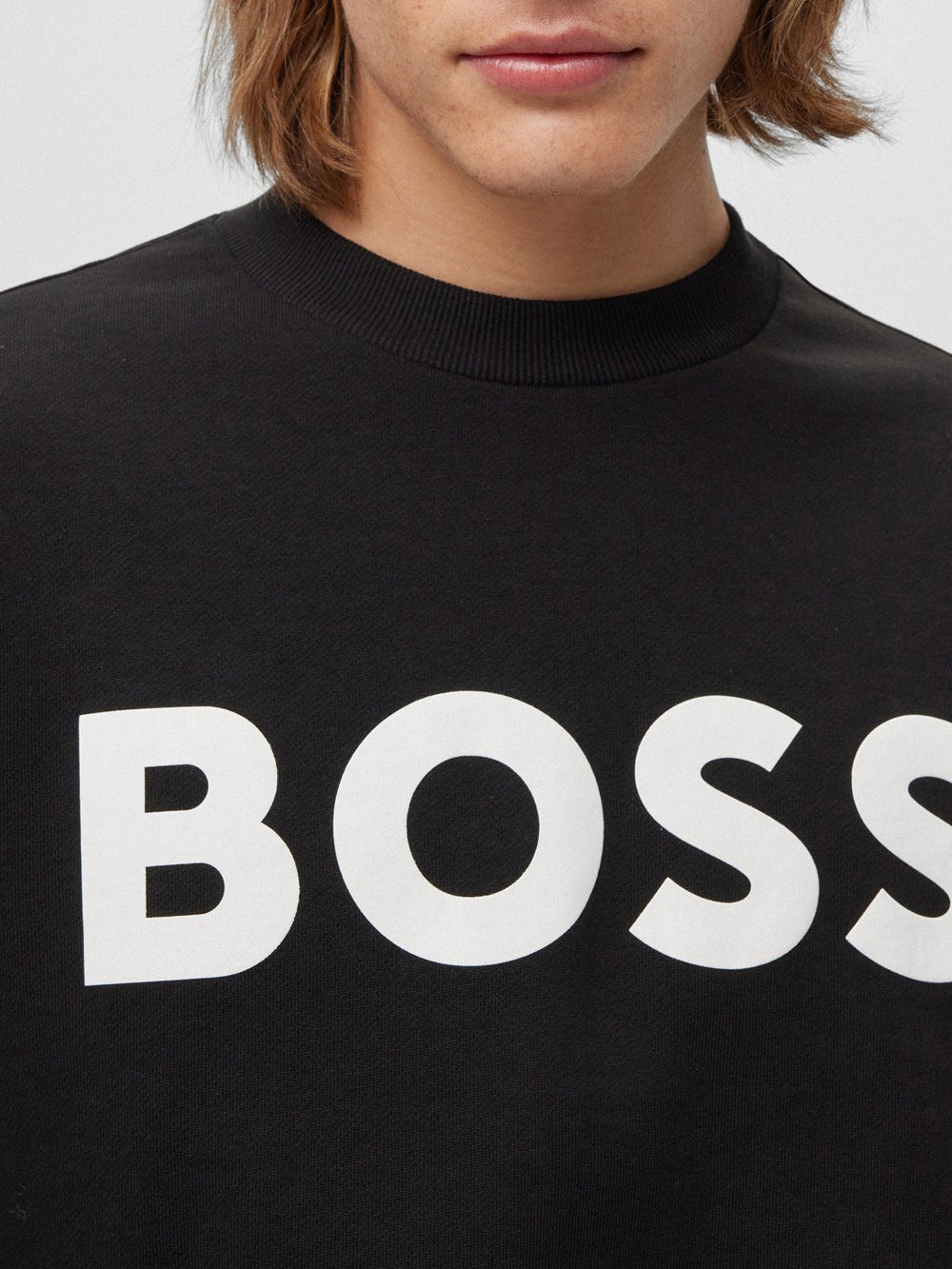 Hugo Boss Felpa da Uomo Nero