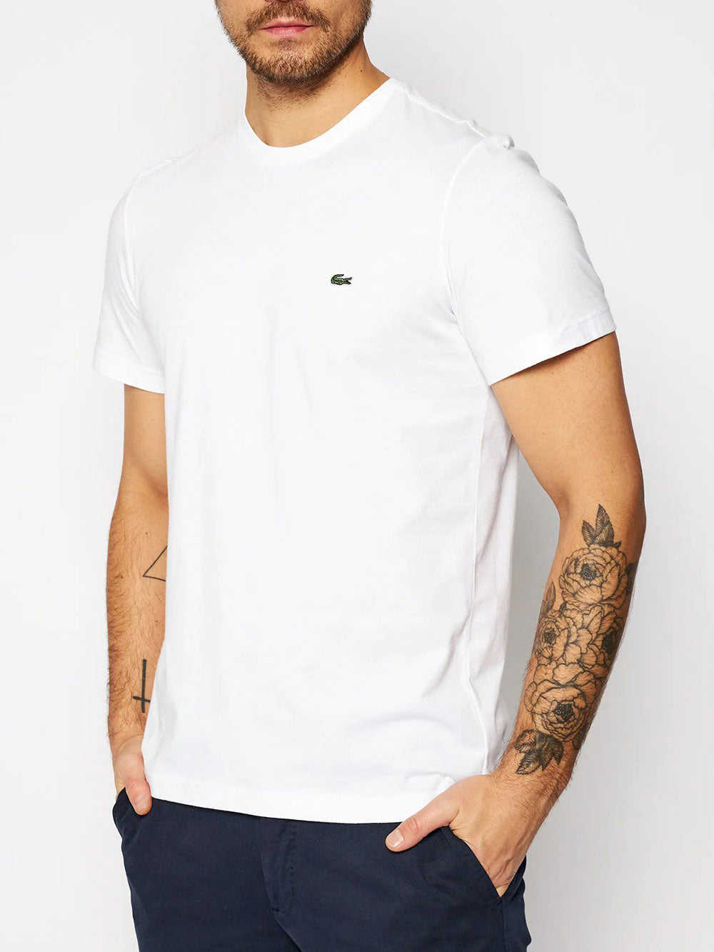 Lacoste T-shirt da Uomo - Bianco