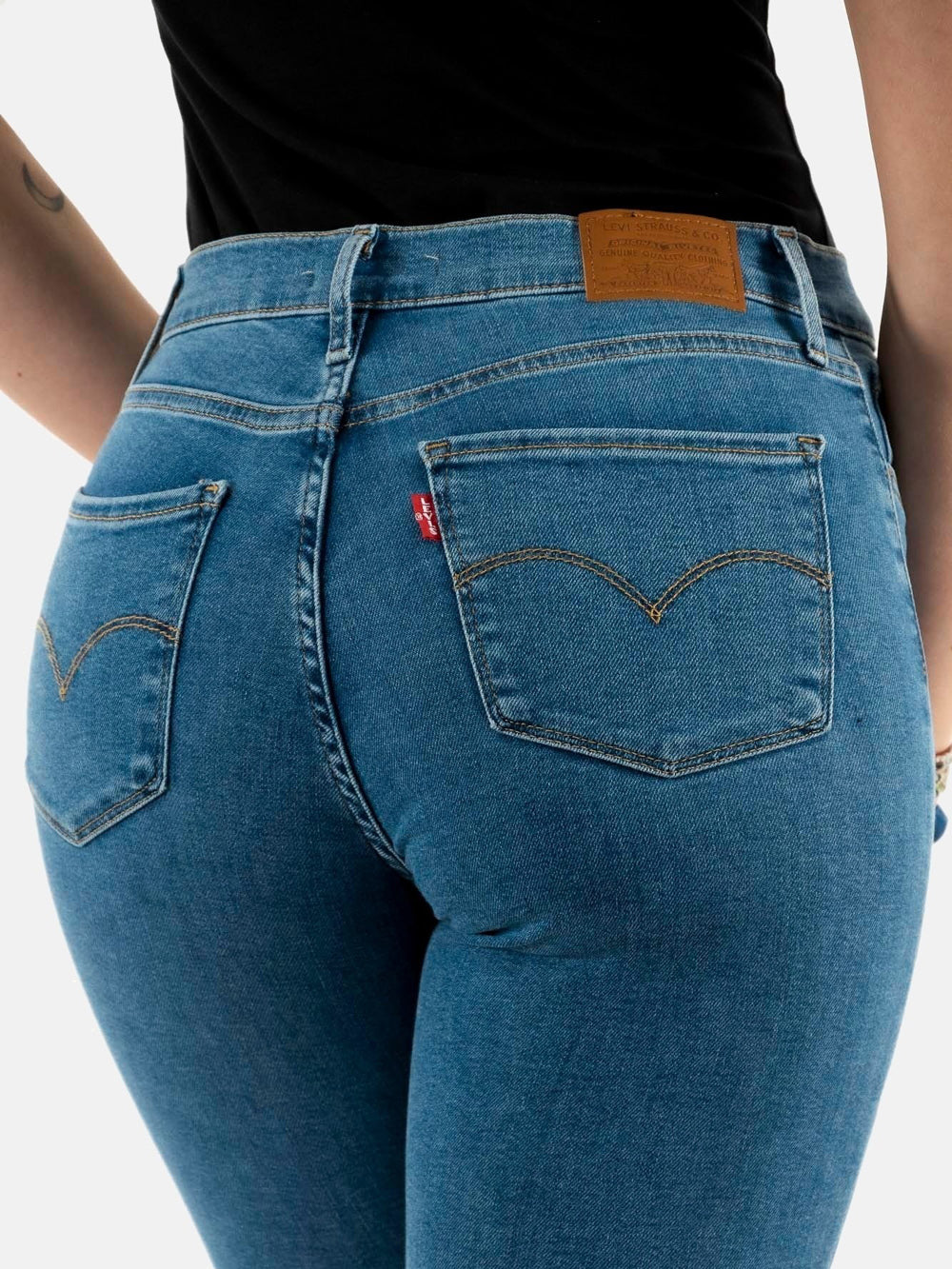 Levis Jeans da Donna Blu Denim