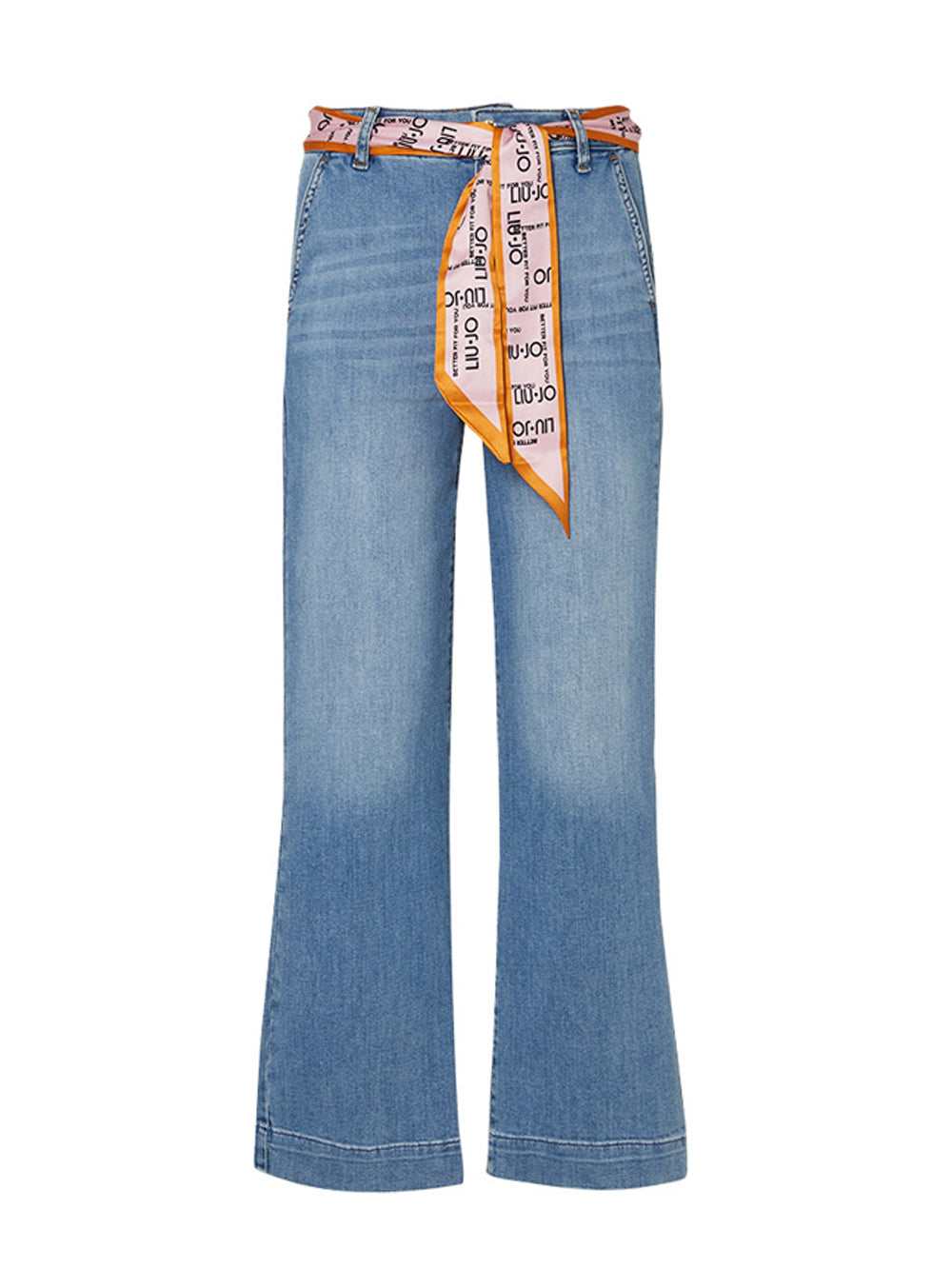 Liu Jo Jeans a vita alta da Donna Blu Denim