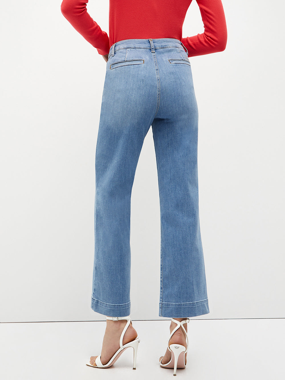 Liu Jo Jeans a vita alta da Donna Blu Denim