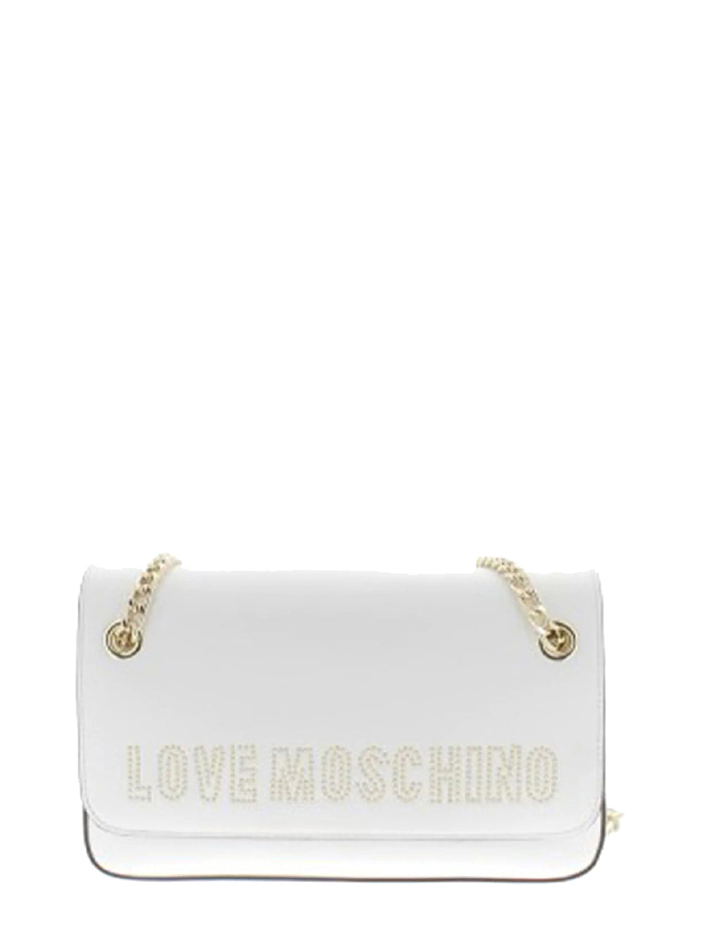 Love Moschino Borsa a Tracolla da Donna Bianco