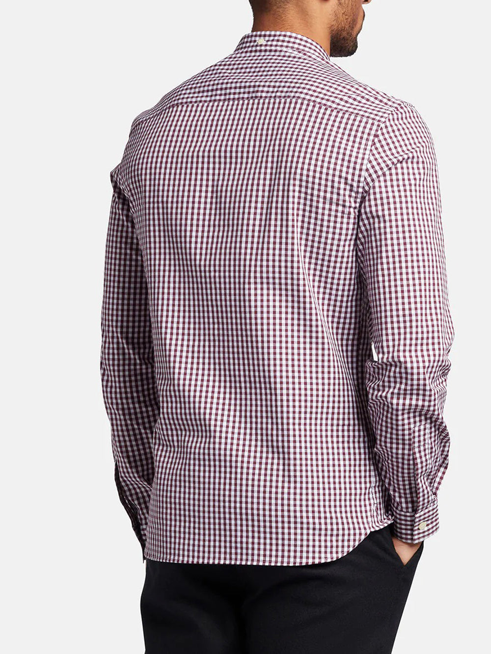 Lyle & Scott Camicia Lyle &amp; Scott da Uomo - Bianco Bordeaux