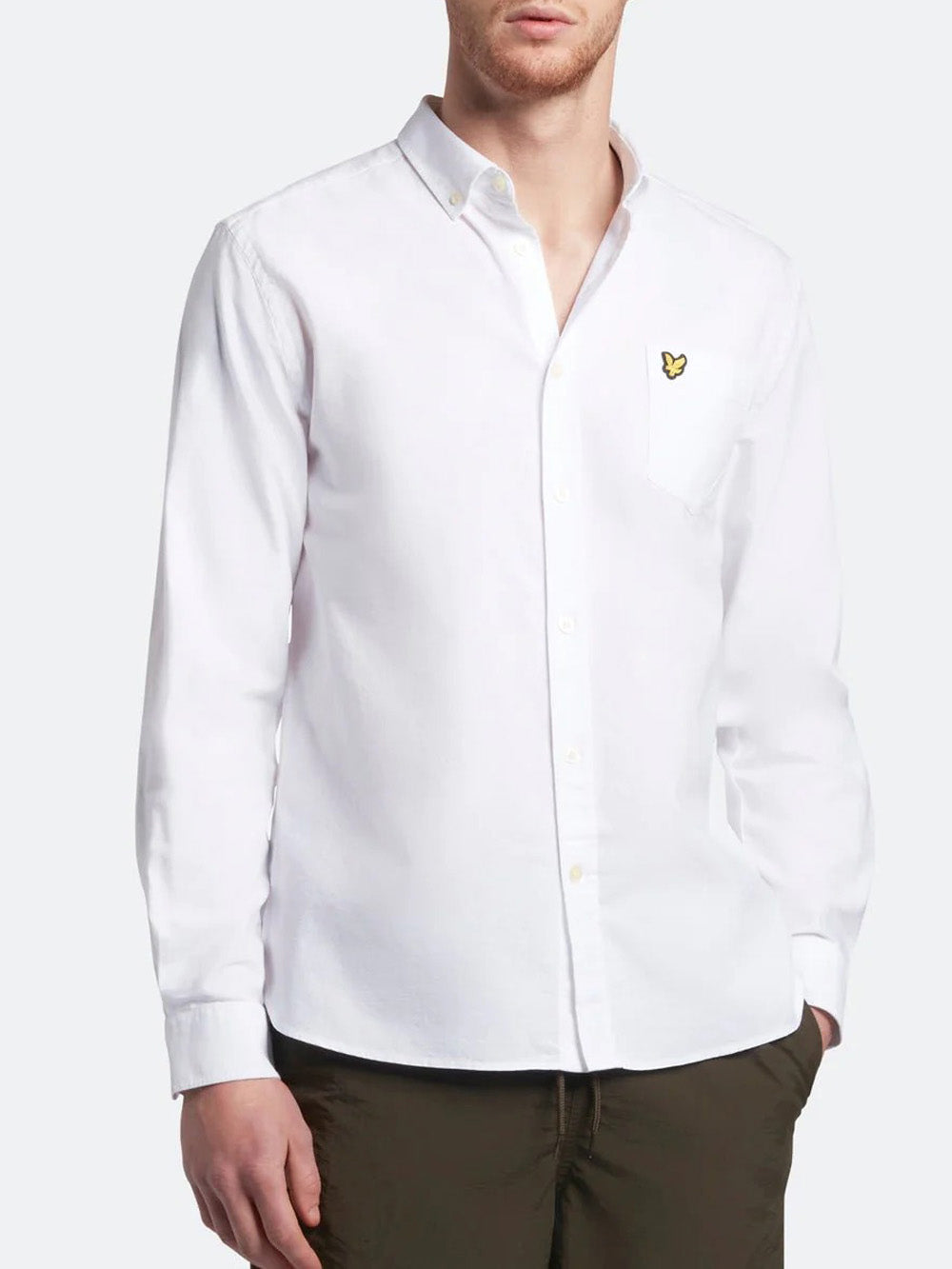 Lyle & Scott Camicia Lyle &amp; Scott da Uomo Bianco