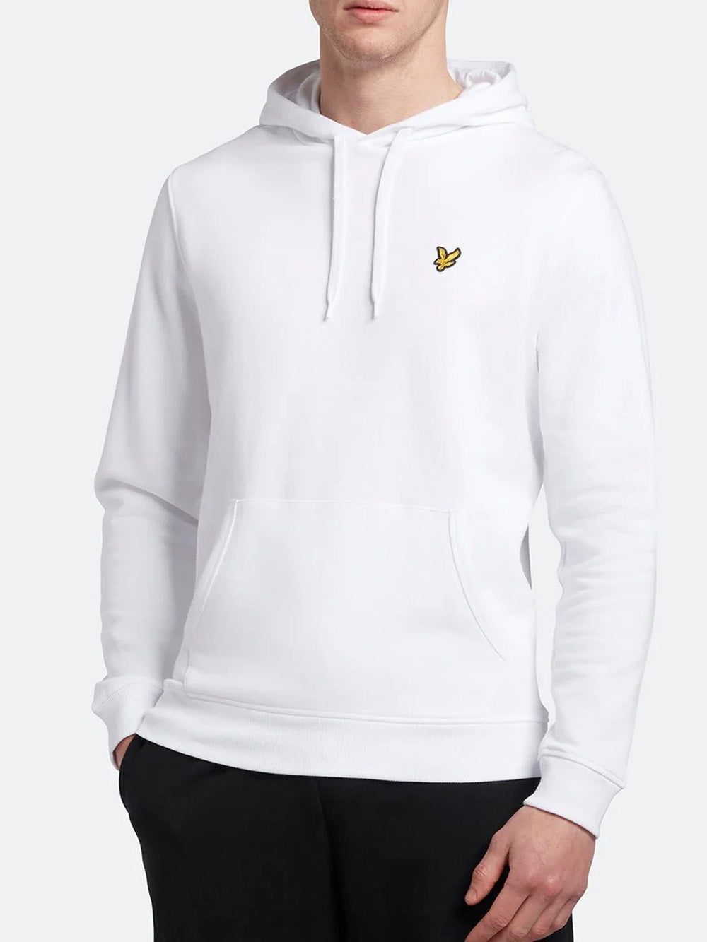 Lyle & Scott Felpa Cappuccio Lyle &amp; Scott da Uomo Bianco