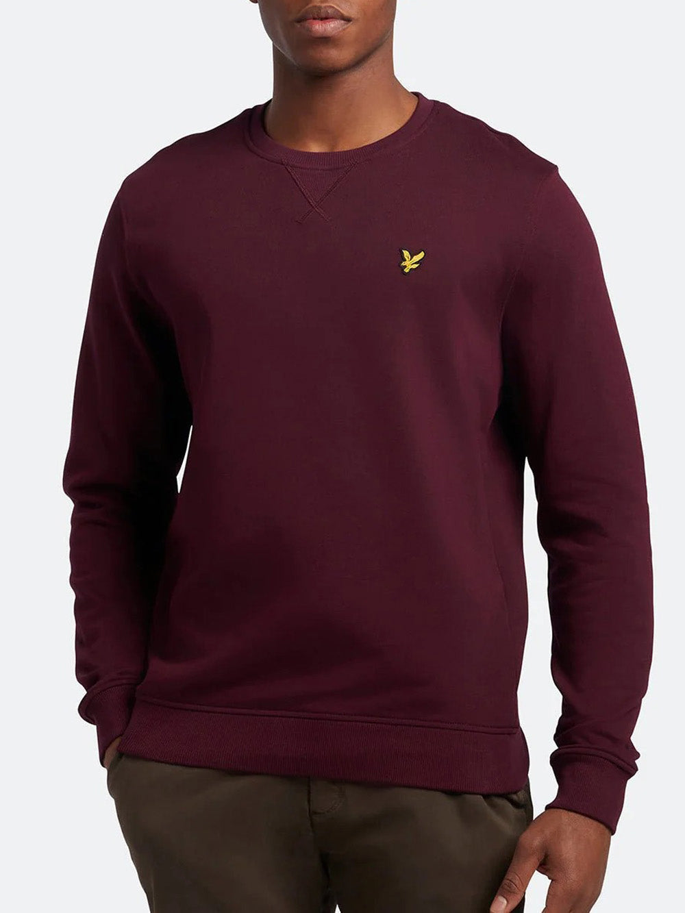 Lyle & Scott Felpa Lyle &amp; Scott da Uomo Bordeaux