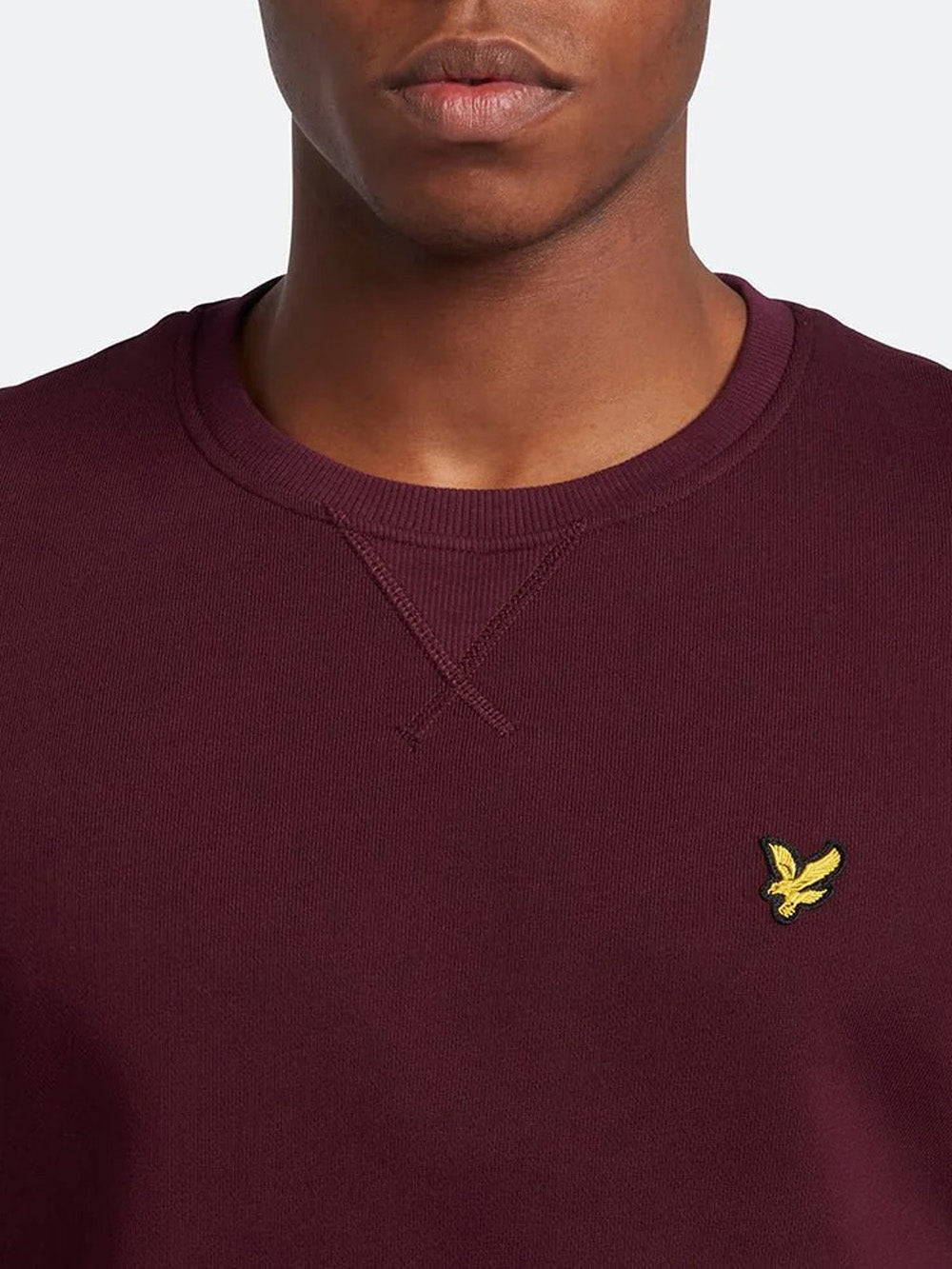 Lyle & Scott Felpa Lyle &amp; Scott da Uomo Bordeaux