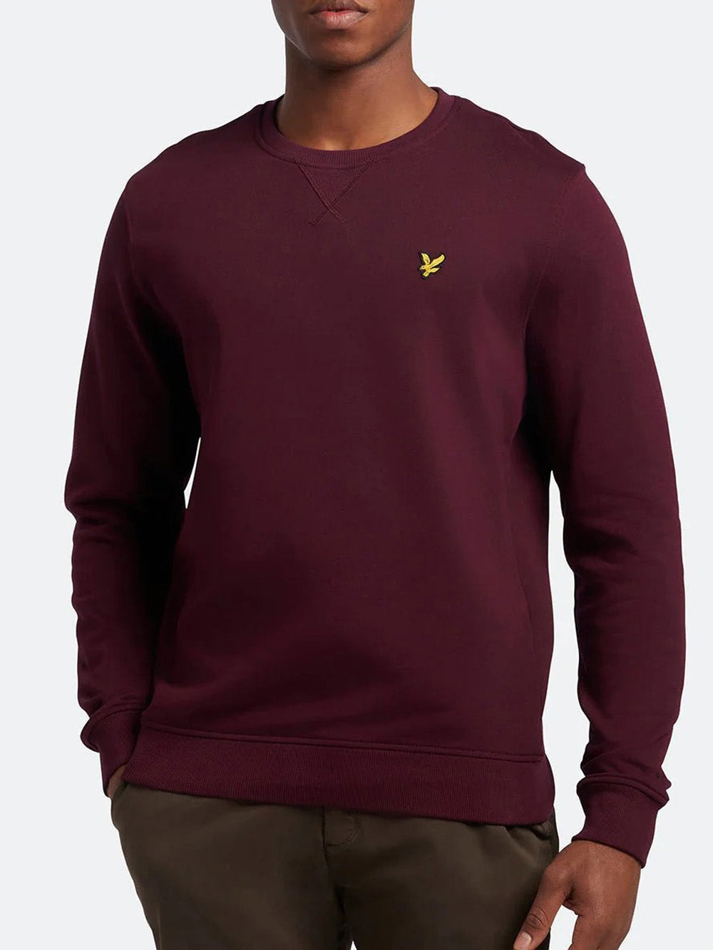 Lyle & Scott Felpa Lyle &amp; Scott da Uomo Bordeaux