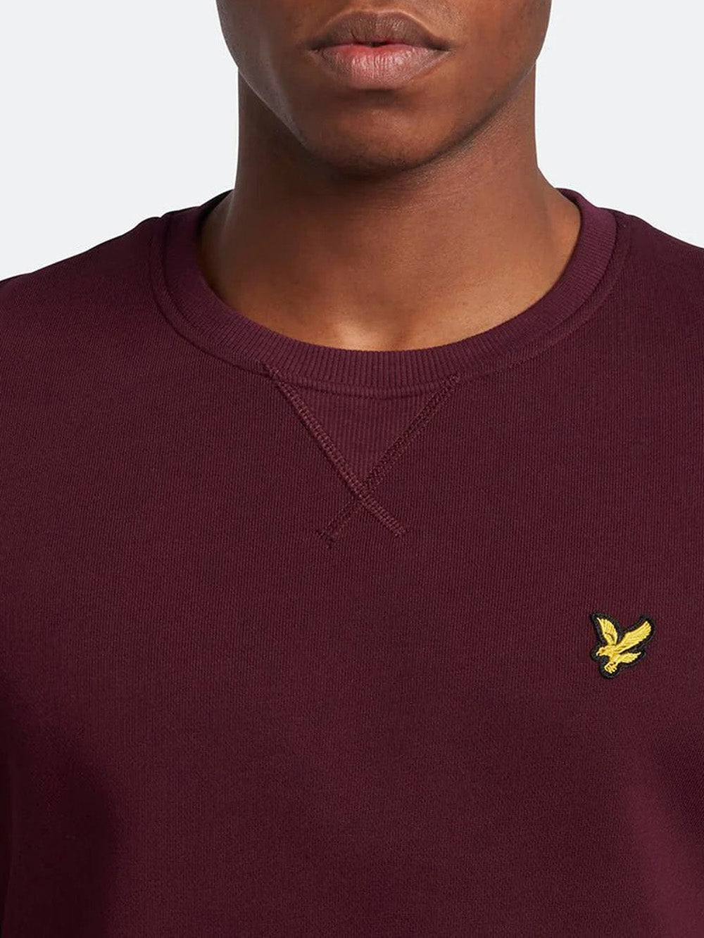 Lyle & Scott Felpa Lyle &amp; Scott da Uomo Bordeaux