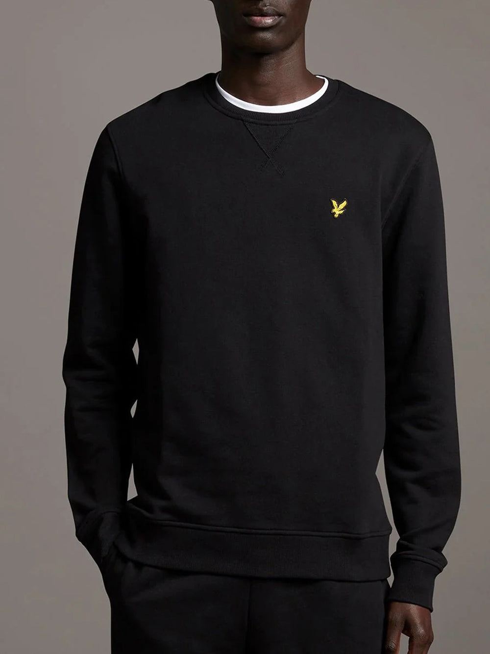 Lyle & Scott Felpa Lyle &amp; Scott da Uomo Nero