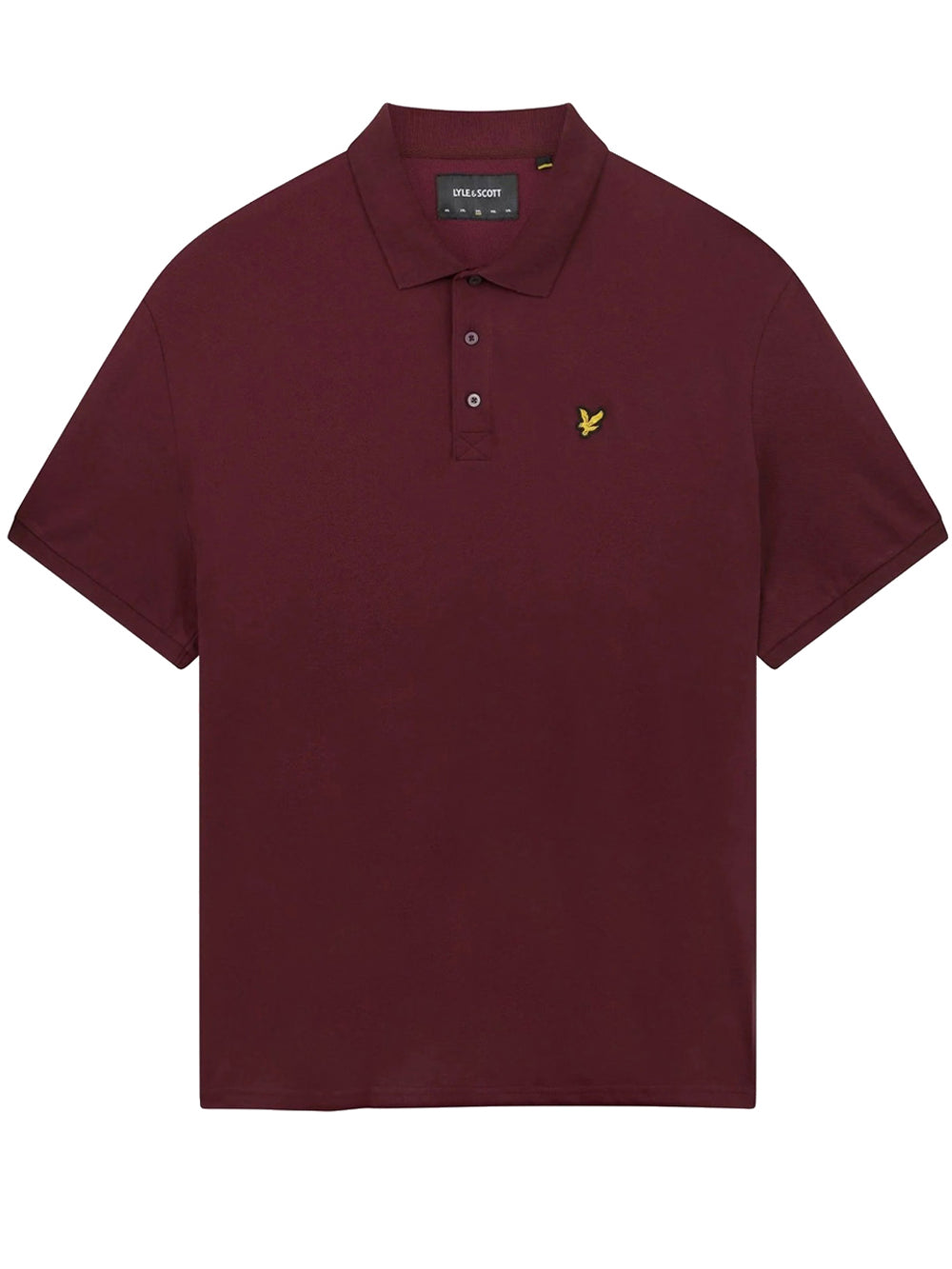 Lyle & Scott Polo Lyle &amp; Scott da Uomo Bordeaux