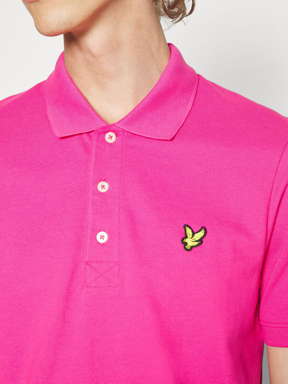 Lyle & Scott Polo Lyle &amp; Scott da Uomo - Fuxia Fucsia