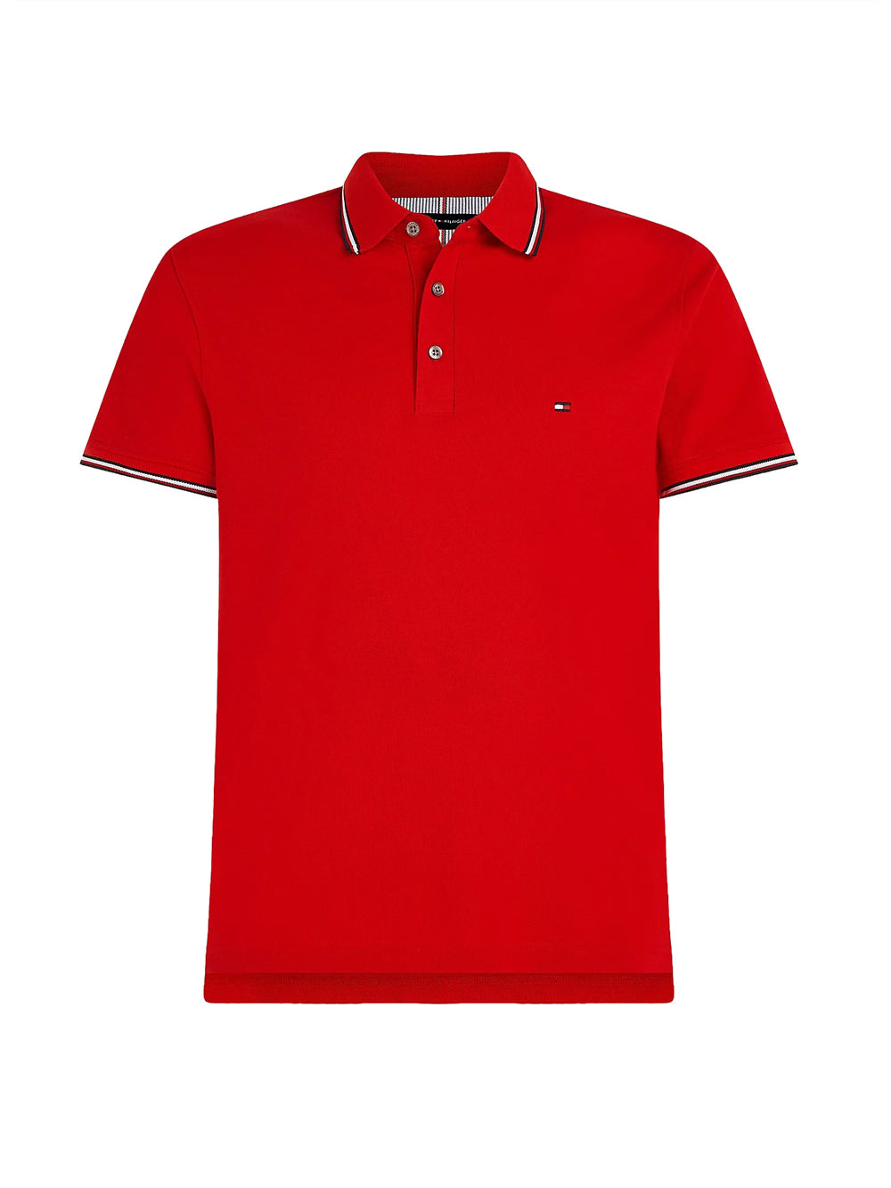 Tommy Hilfiger Polo da Uomo Rosso