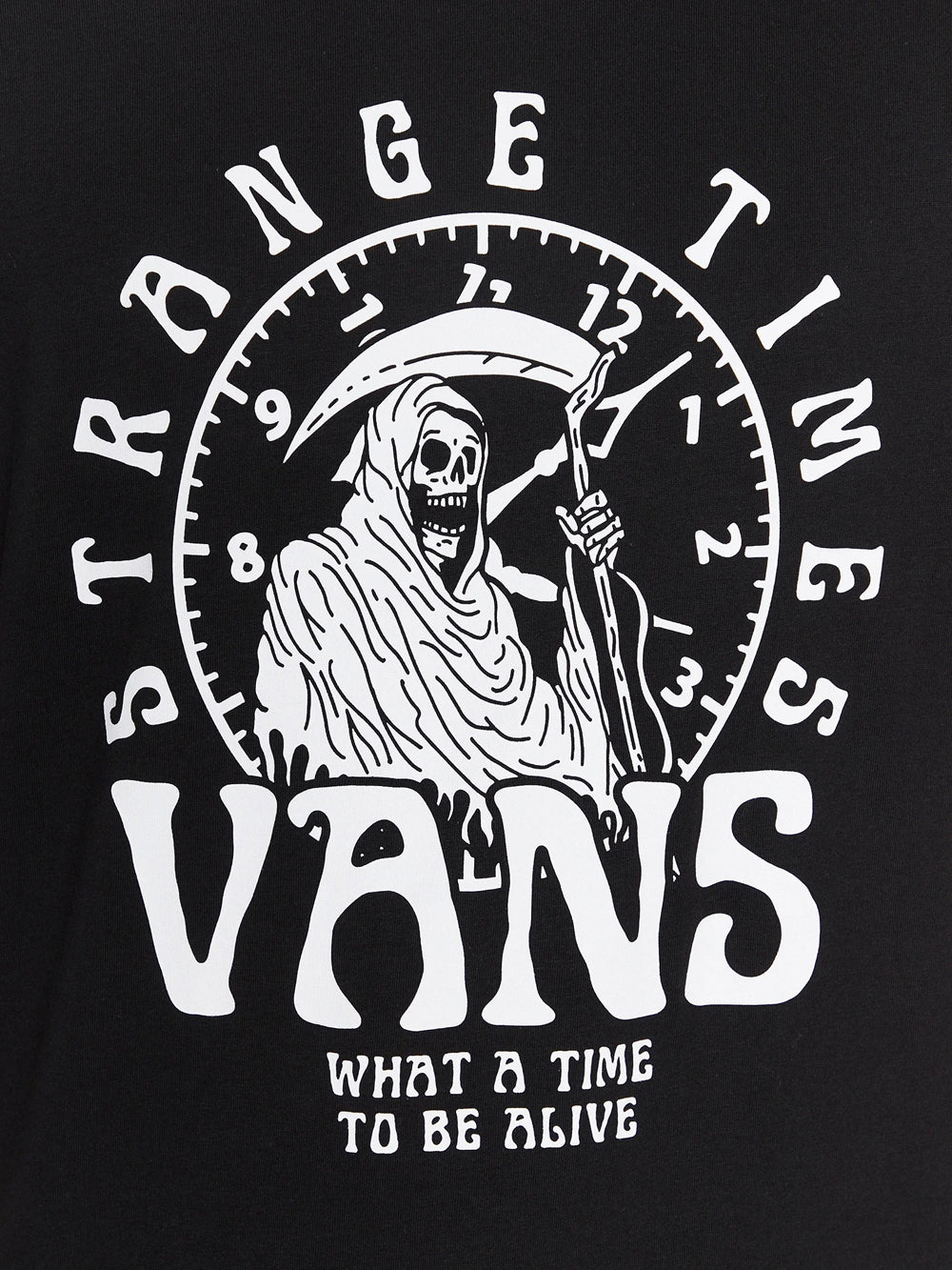 Vans T-shirt Strange Times da Uomo Nero