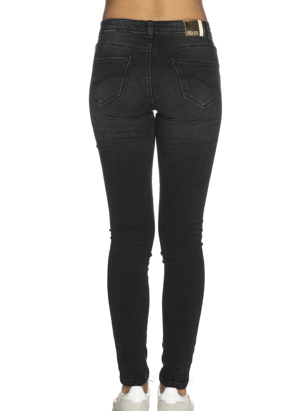 Yes Zee Jeans YesZee da Donna Nero