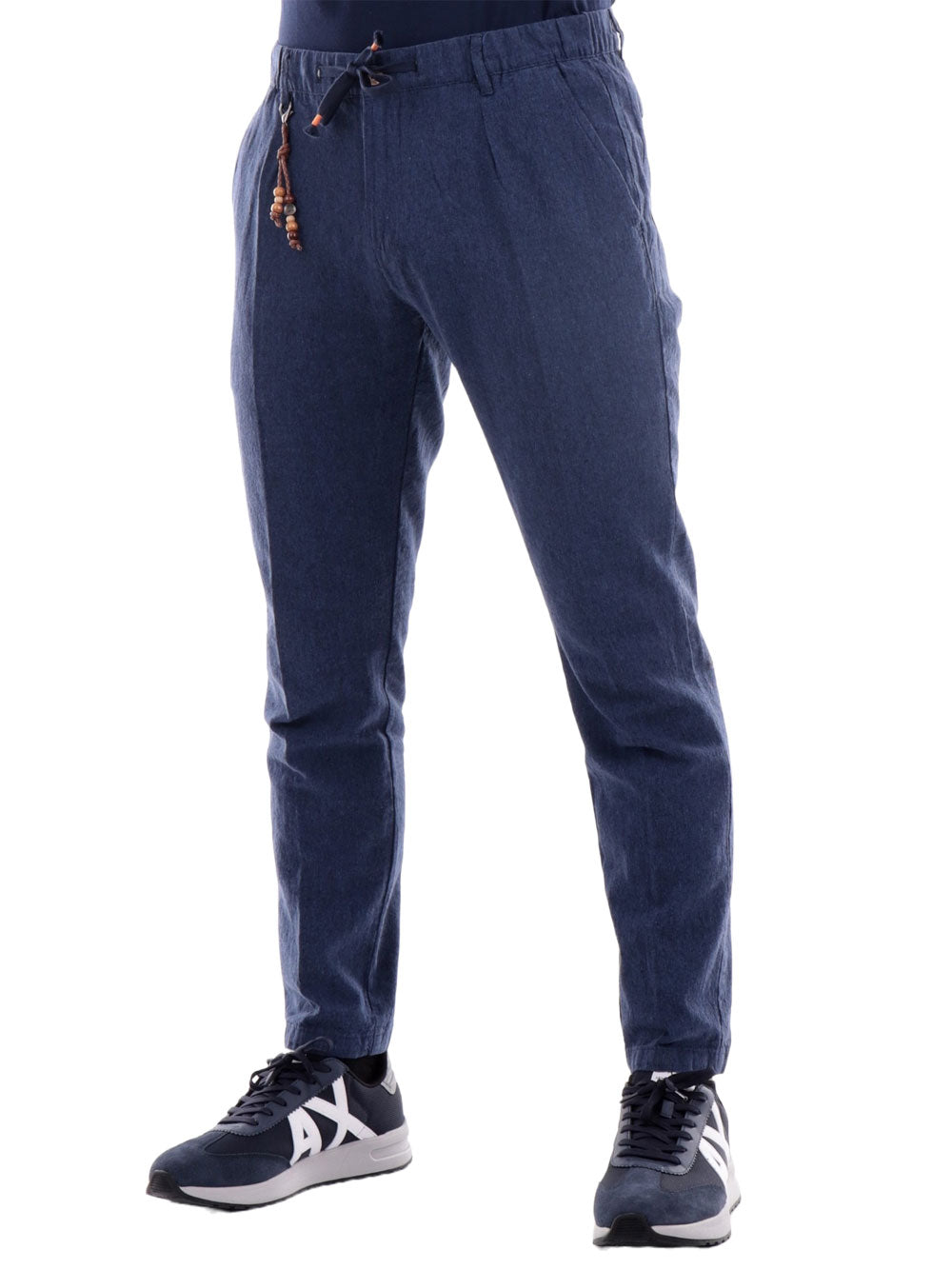 Yes Zee Pantalone da Uomo - Blu