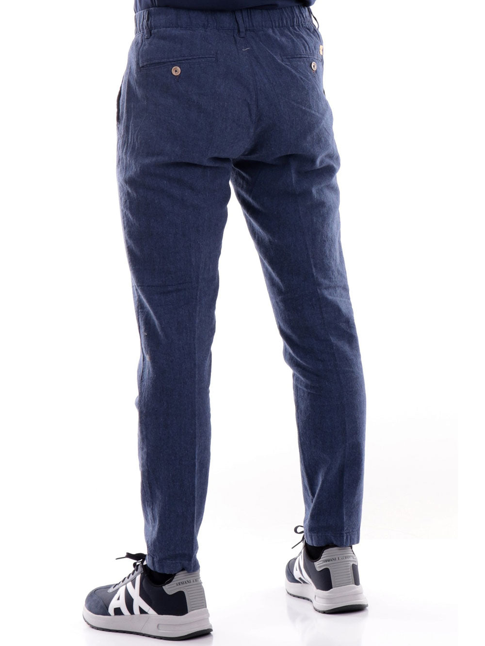 Yes Zee Pantalone da Uomo - Blu