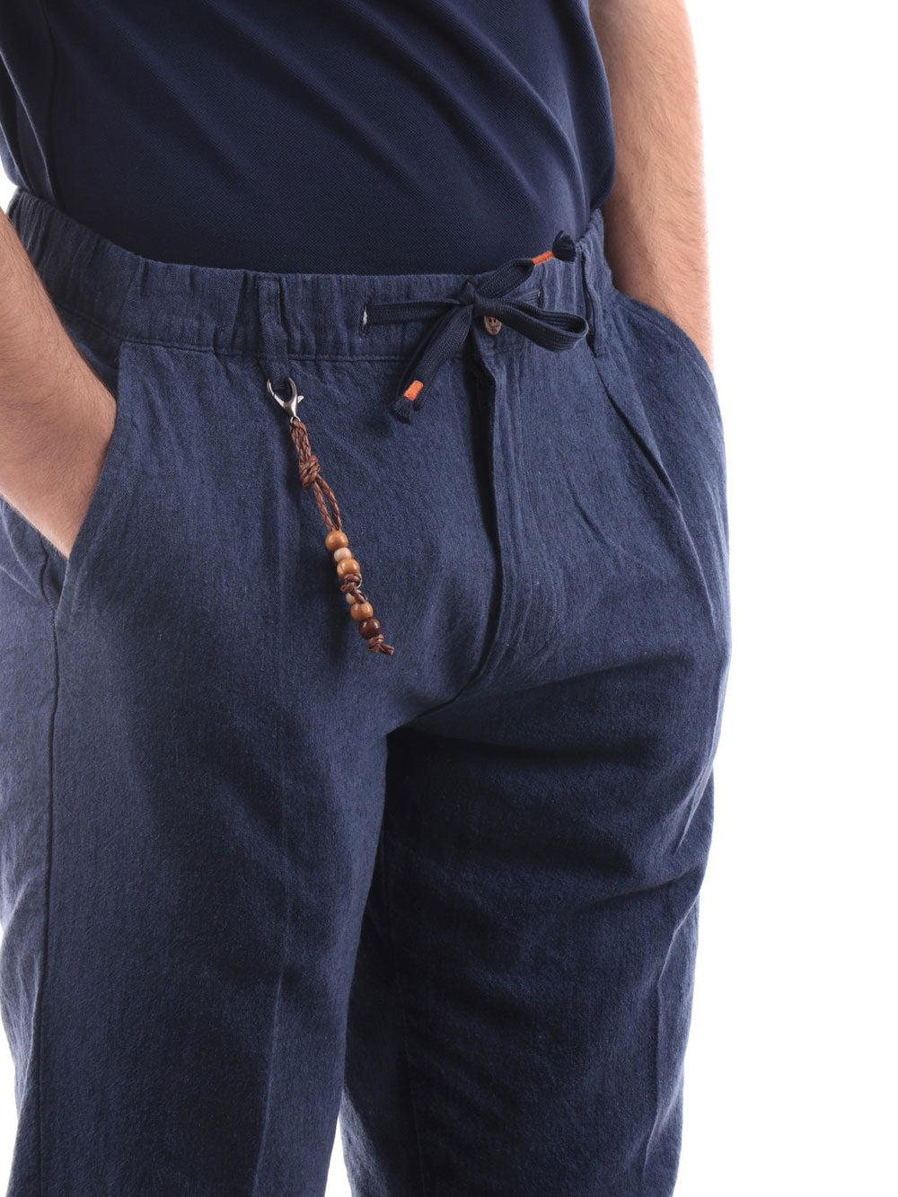 Yes Zee Pantalone da Uomo - Blu