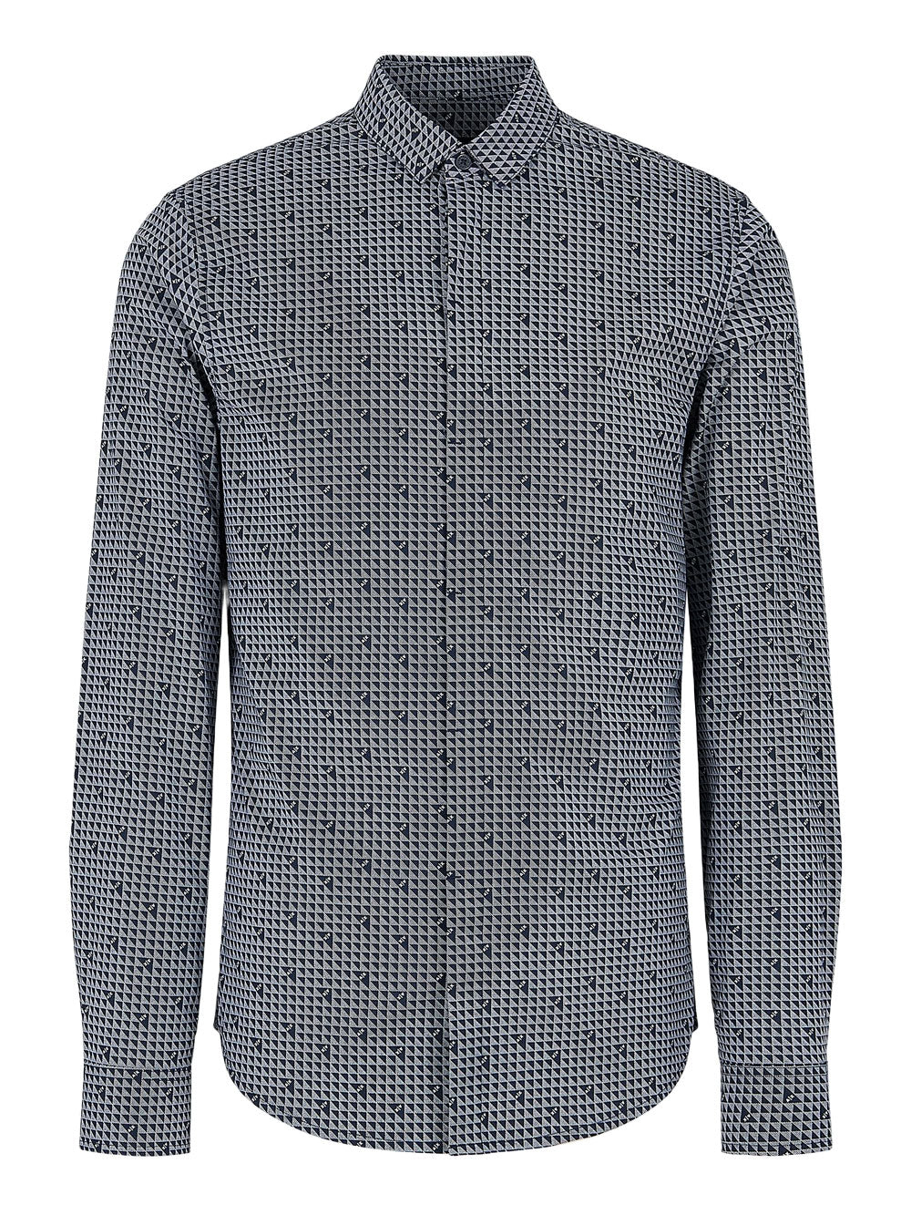 Armani Exchange Camicia da Uomo - Blu