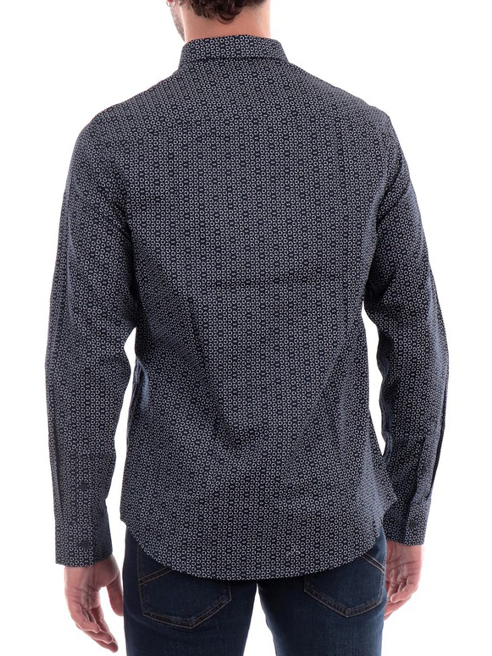 Armani Exchange Camicia da Uomo - Blu