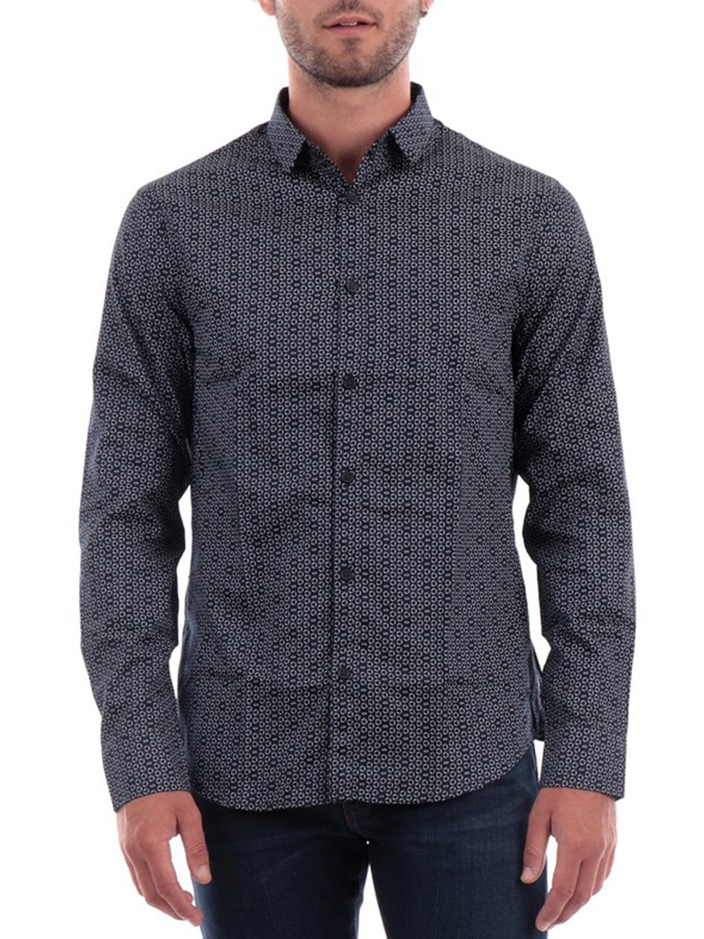 Armani Exchange Camicia da Uomo - Blu