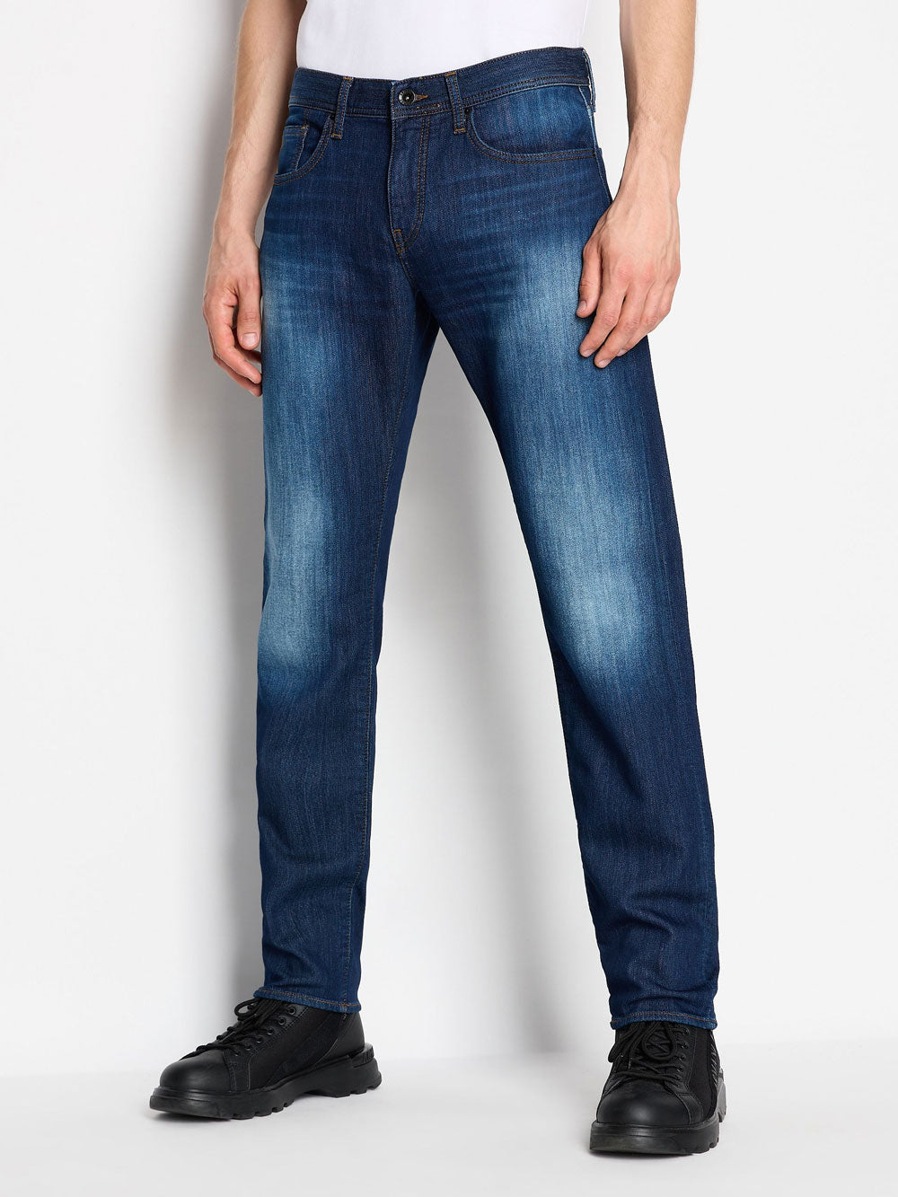 Armani Exchange Jeans da Uomo - Blu Denim